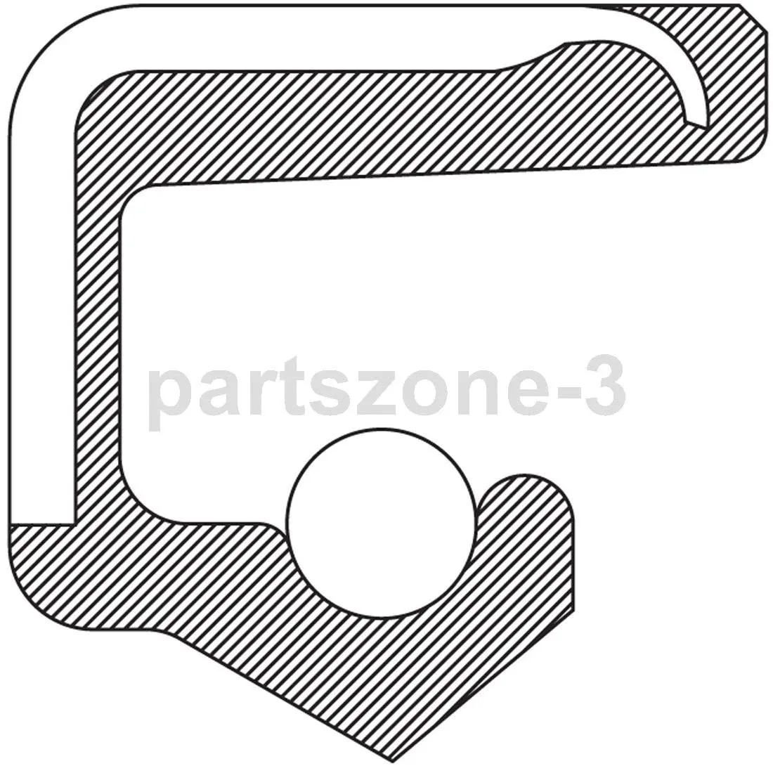 1984 Ford Bronco II Automatic Transmission Oil Pump Seal - PARTSZONE260821145091 image 4