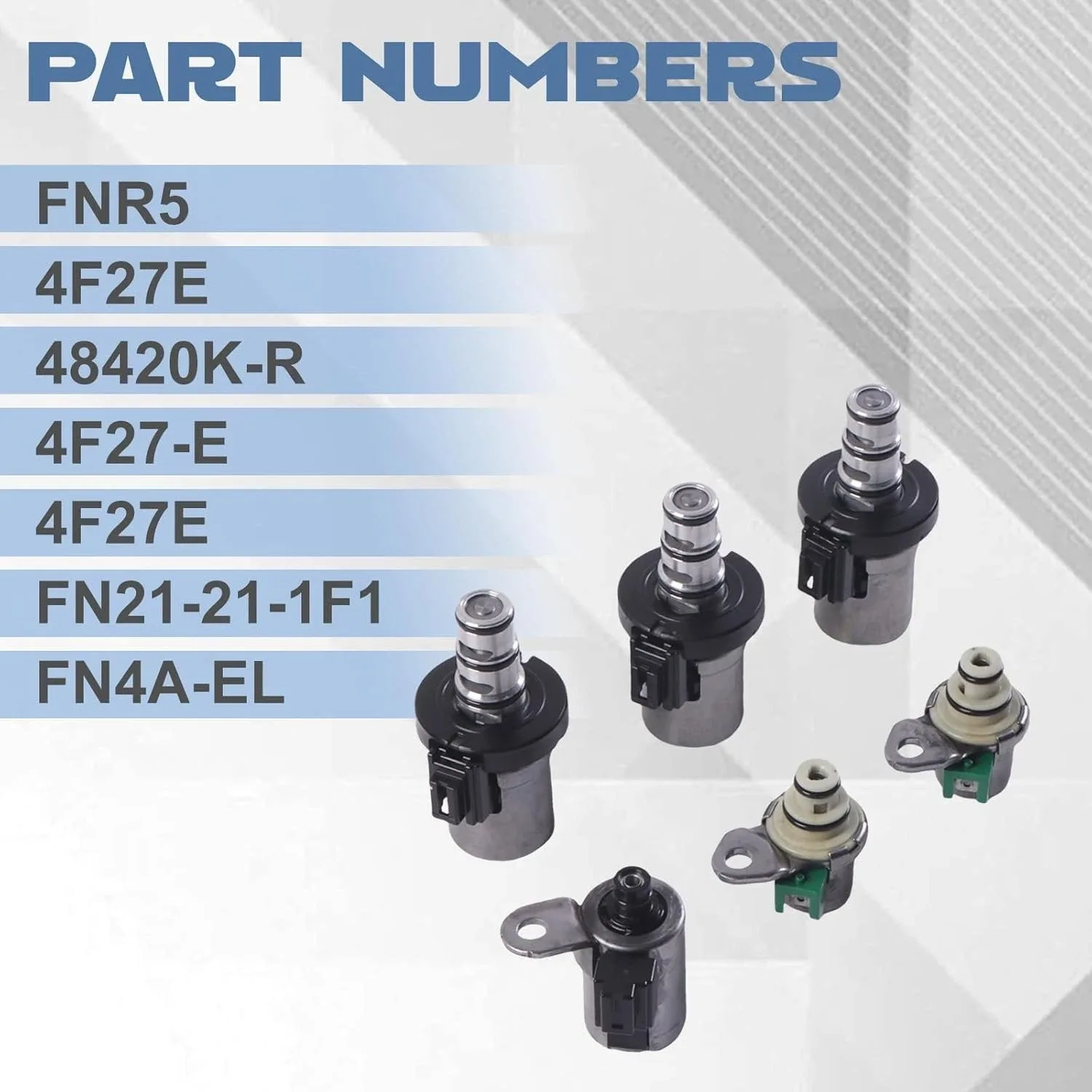 FNR5 4F27E Transmission Solenoid Kit Mazda 2 3 5 6 CX-7 MPV image 2