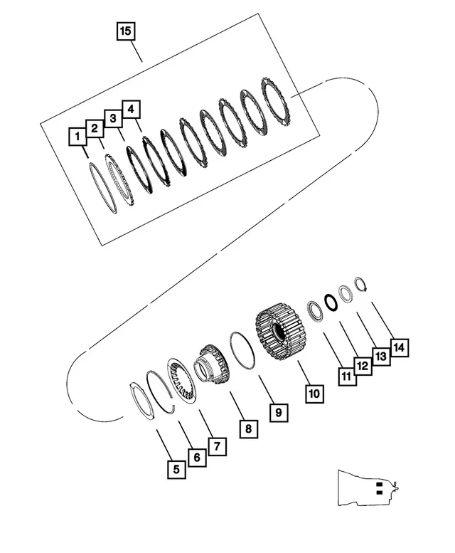 Genuine Mopar Bearing Retainer 52108148AA