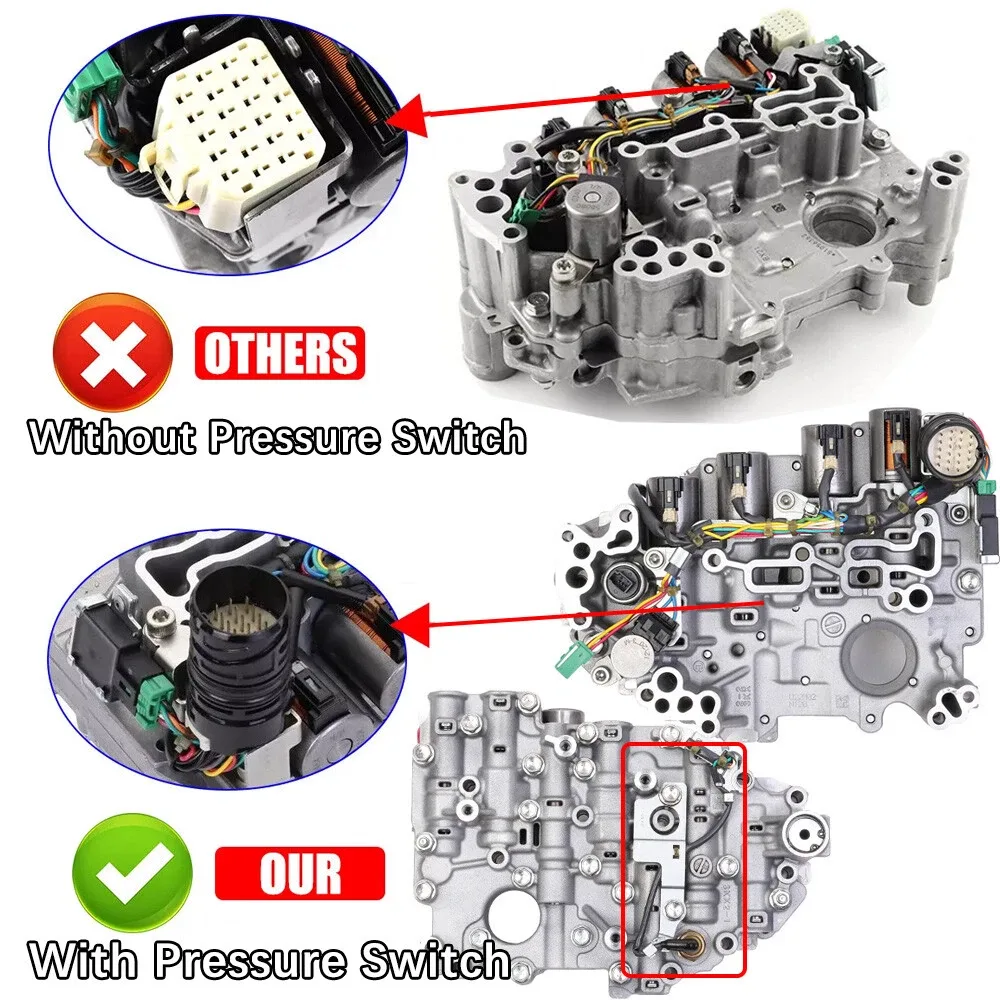 2012-2016 Nissan Versa, Sentra JF015E (RE0F11A) Valve Body 31705-X428B/X428C image 2