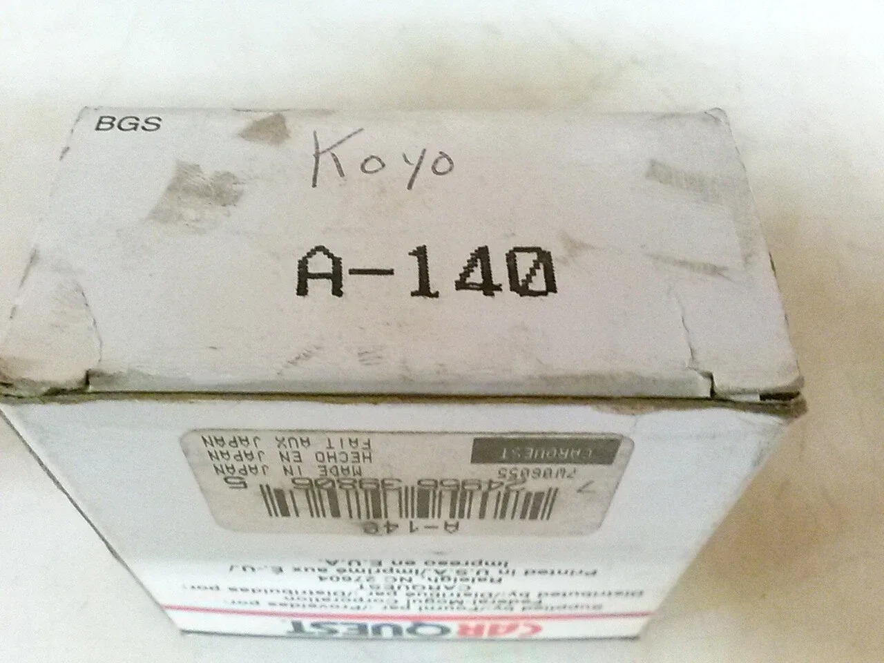 Koyo A140 Bearing Set A-140 – Made in Japan image 2
