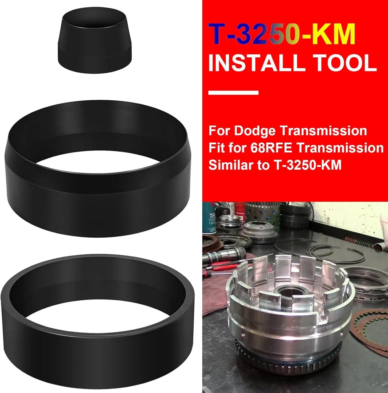 68RFE Underdrive Piston Retainer Installer Tool KE-Auto T-3250-KM image 2