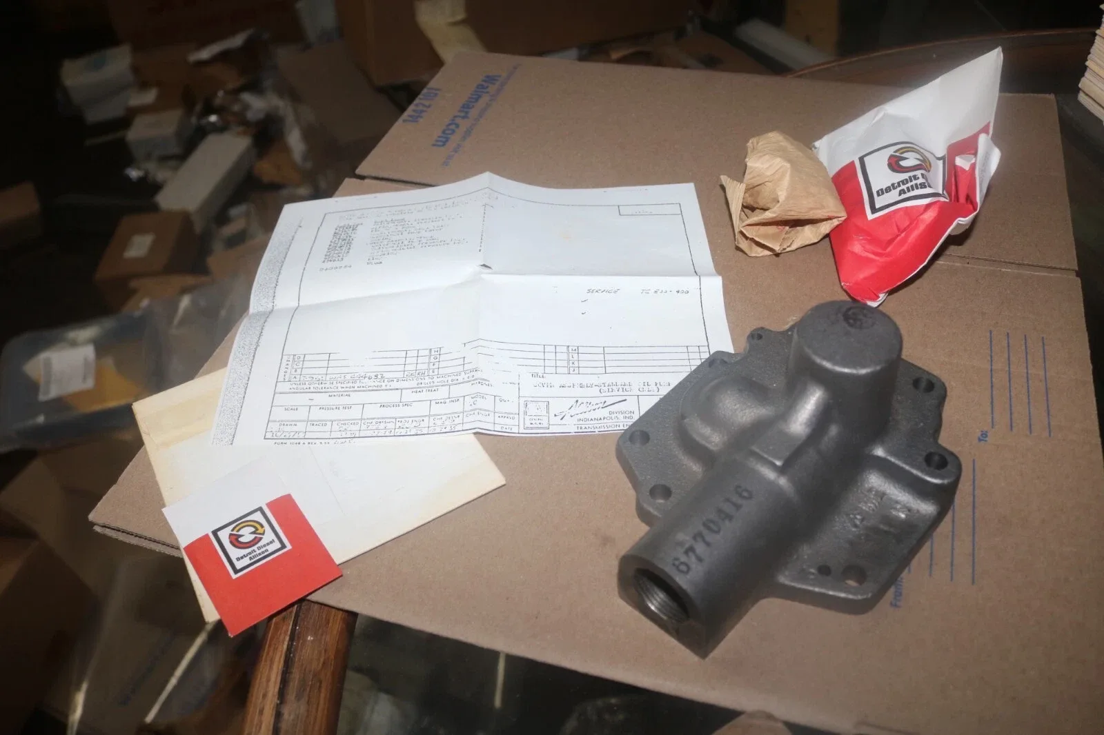 Allison 400 Series Transmission Oil Pump Cover Kit 6771236 image 2