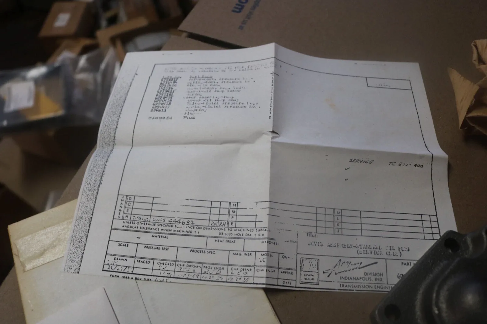Allison 400 Series Transmission Oil Pump Cover Kit 6771236 image 3
