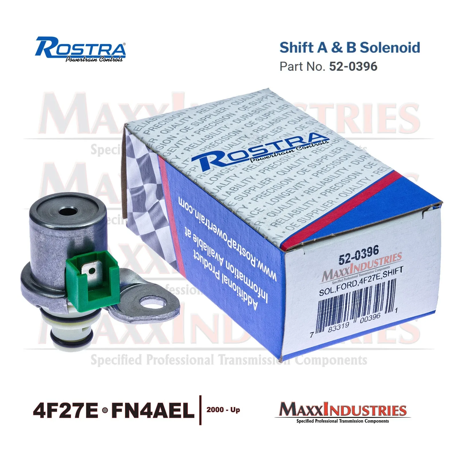 2000-up 4F27E / FN4A-EL Shift Solenoids A,B,D,E — MPN 52-0396 image 2