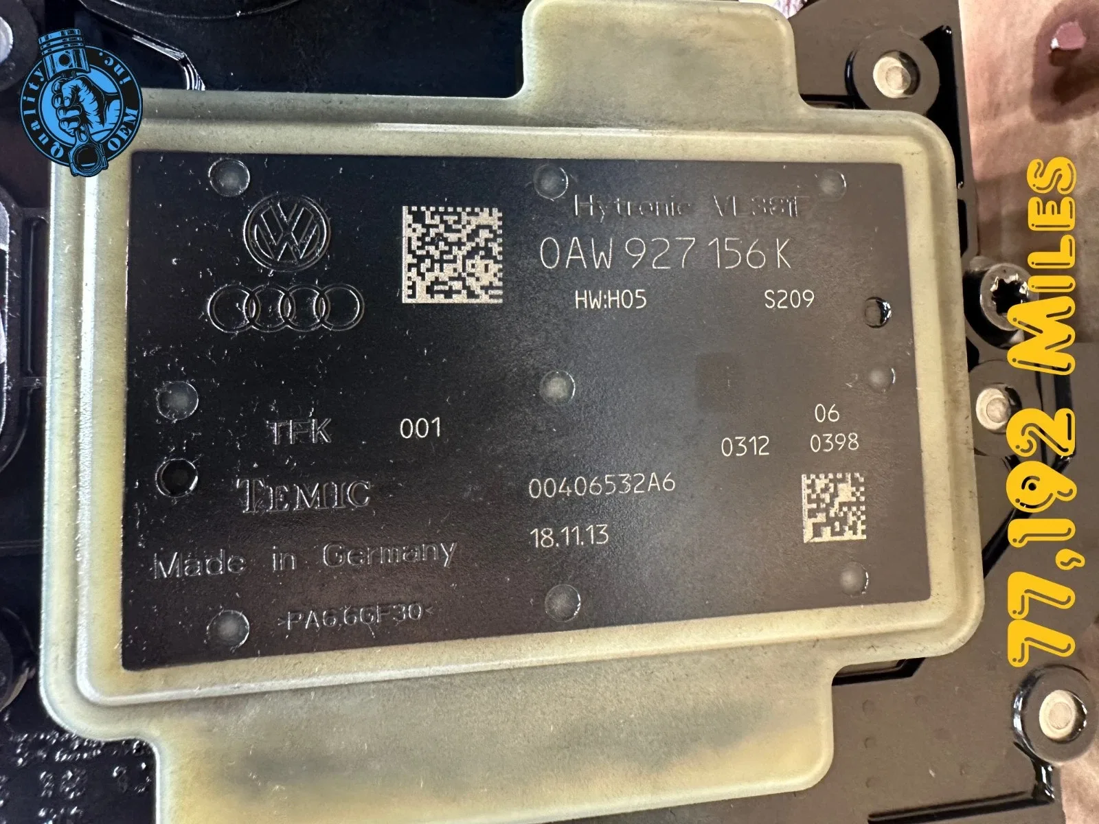 2013-2016 Audi A4/A5 CVT Valve Body Mechatronic 0AW927156K image 4