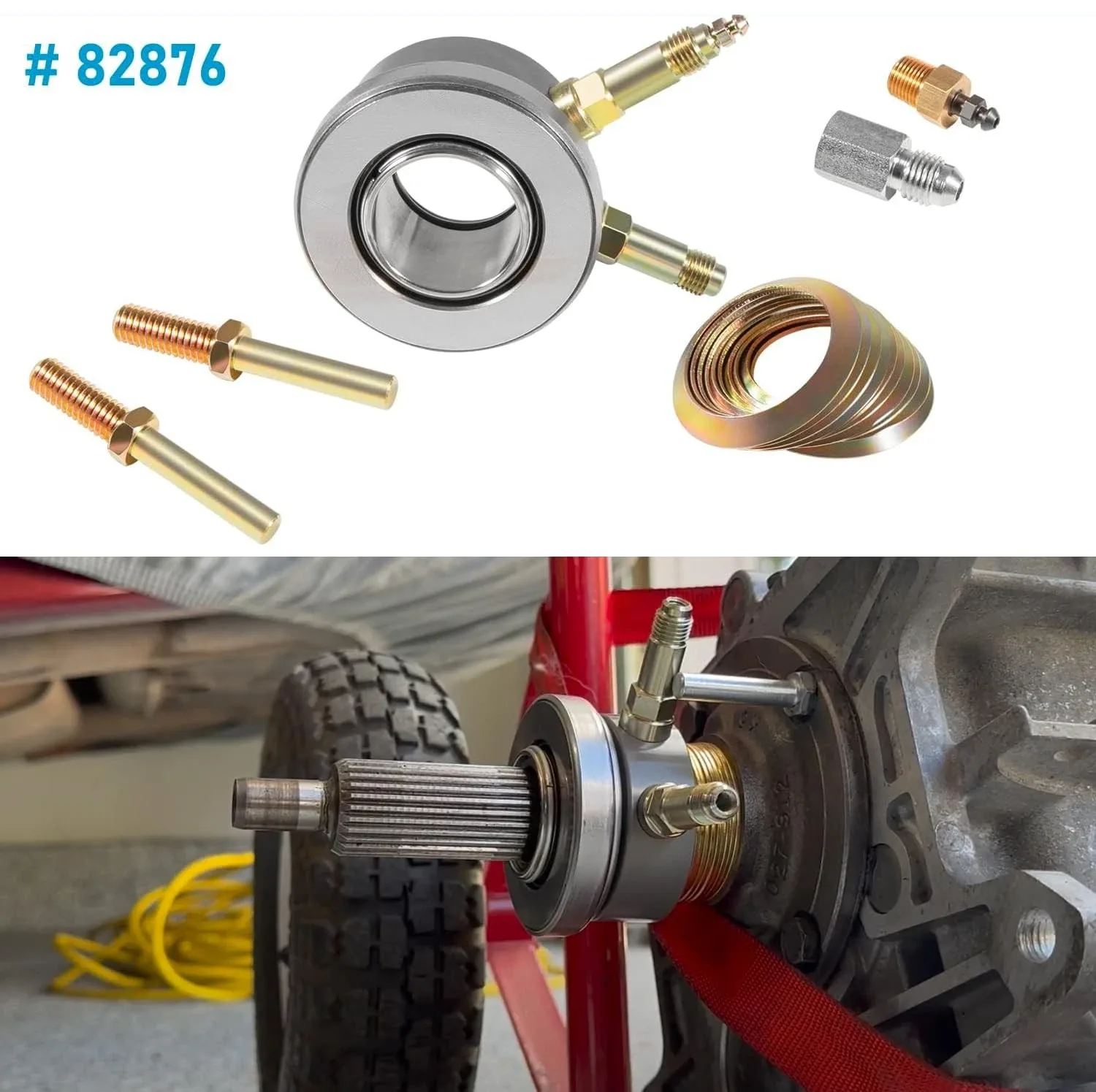 GP1537 T-5 Hydraulic Throwout Bearing & Hose Kit for GM Borg-Warner (OE 82876)
