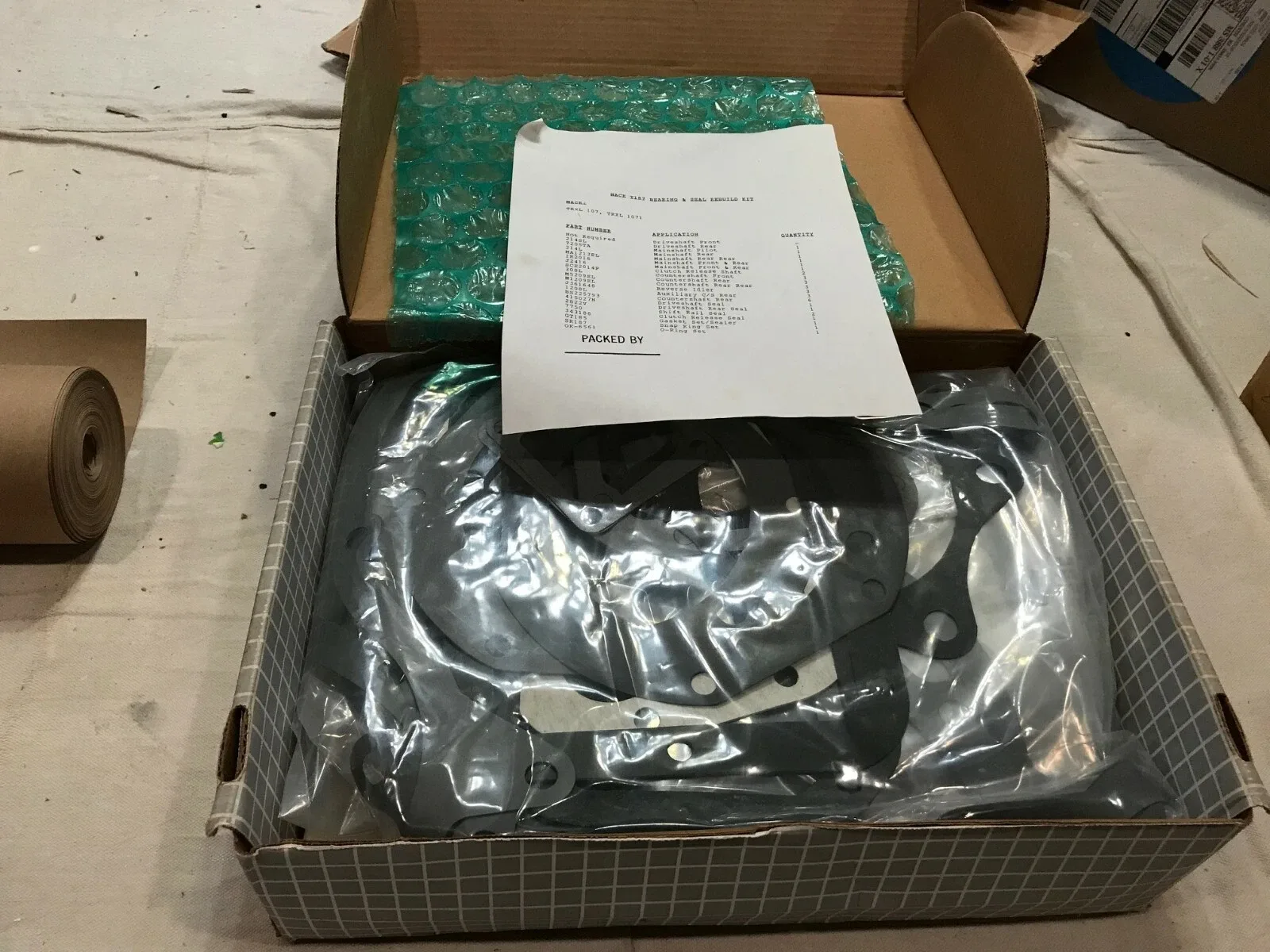 NCB TRK-187 Transmission/Differential Rebuild Kit image 2