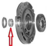 Tri Component Front Oil Pump Body Bushing 19003 for BorgWarner BW-35/37/40 T-65/T-66 image 2