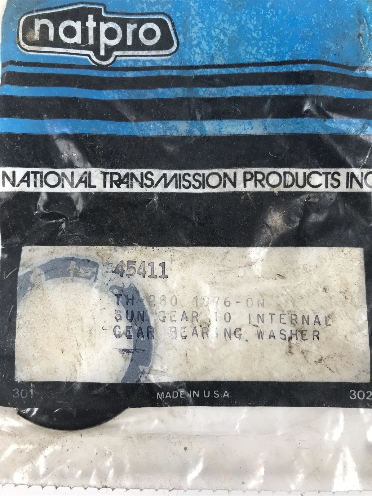 1976-on TH-200 Sun Gear Bearing Washer 45411 image 2
