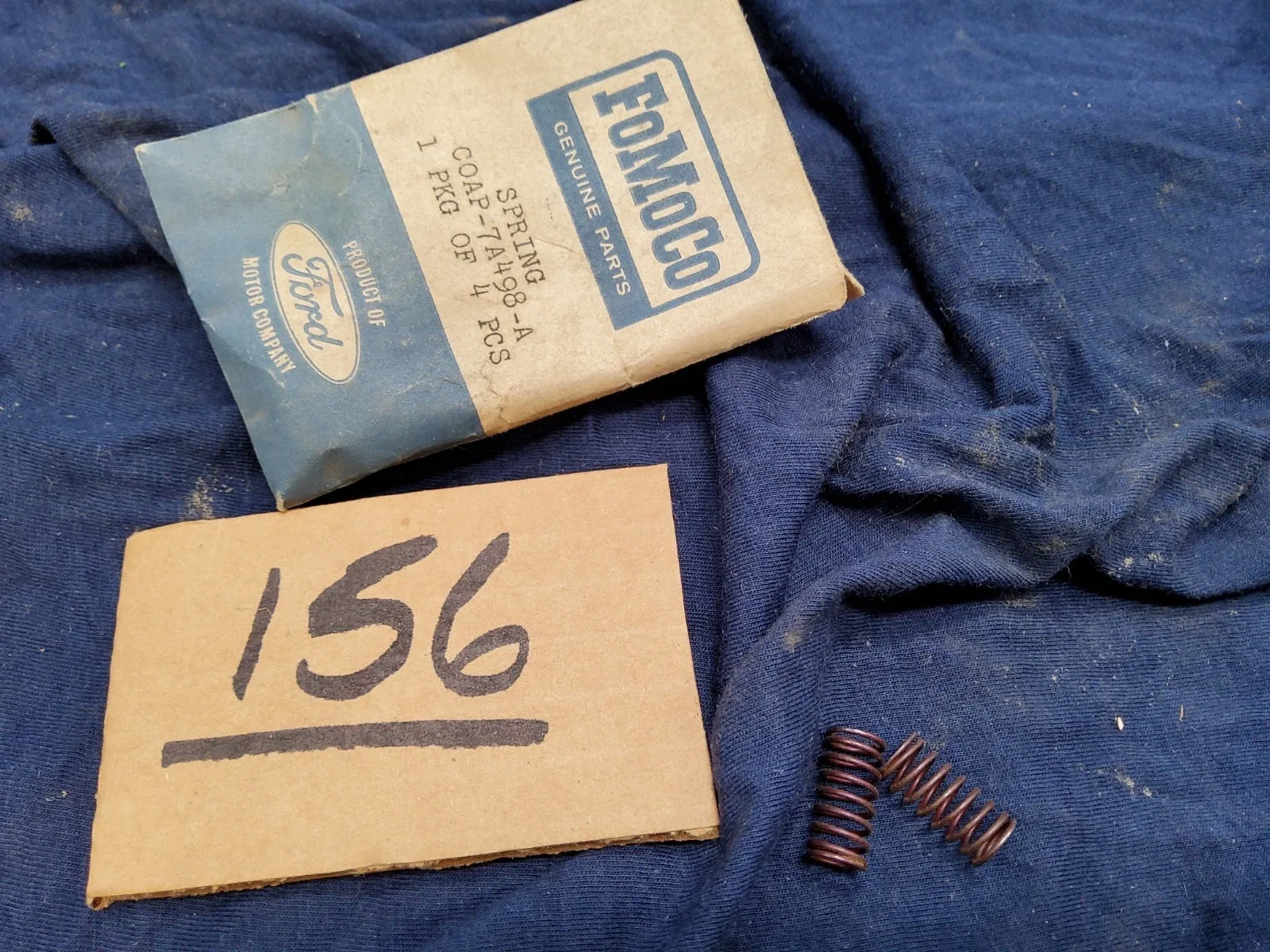 1960-1964 Ford Falcon / Fairlane / XL-500 Front Oil Pump Spring C0AP-7A498-A image 2