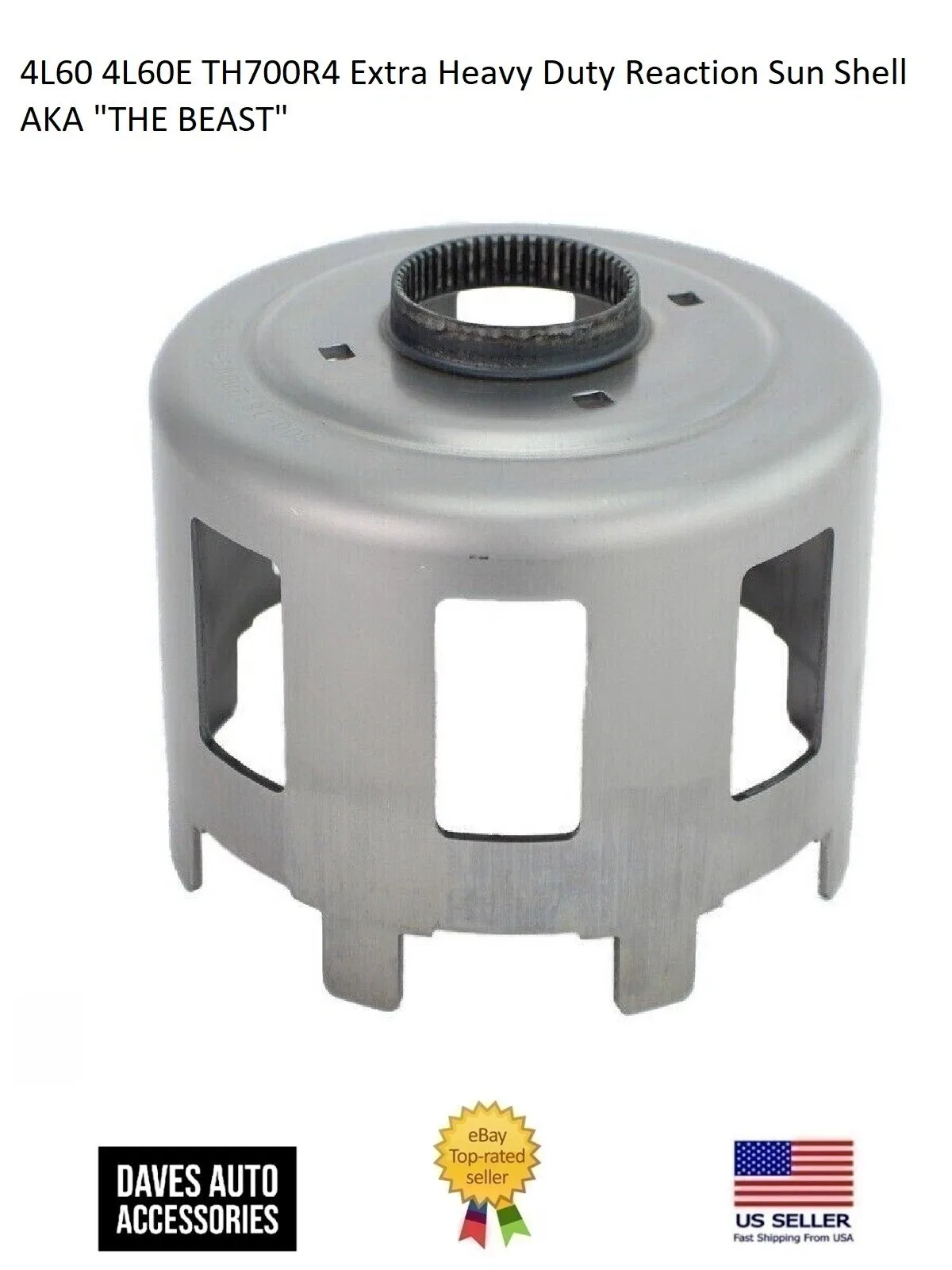 Sun Gear Shell for TH700-R4 / 4L60-E (Interchange TH 700 R4 4L60 E 77749)