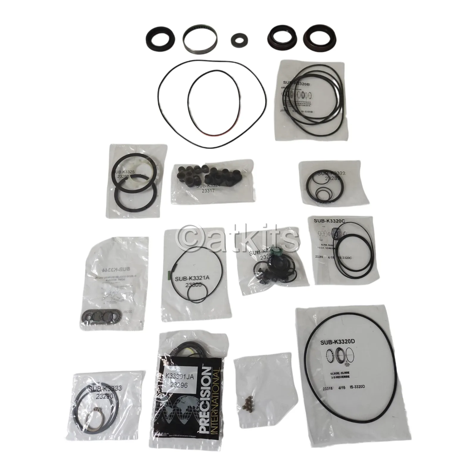 OVERHAUL KIT, 6L80E W/ REVERSE DRUM ASSEMBLY BEARING. IND: KP33900JABX image 3