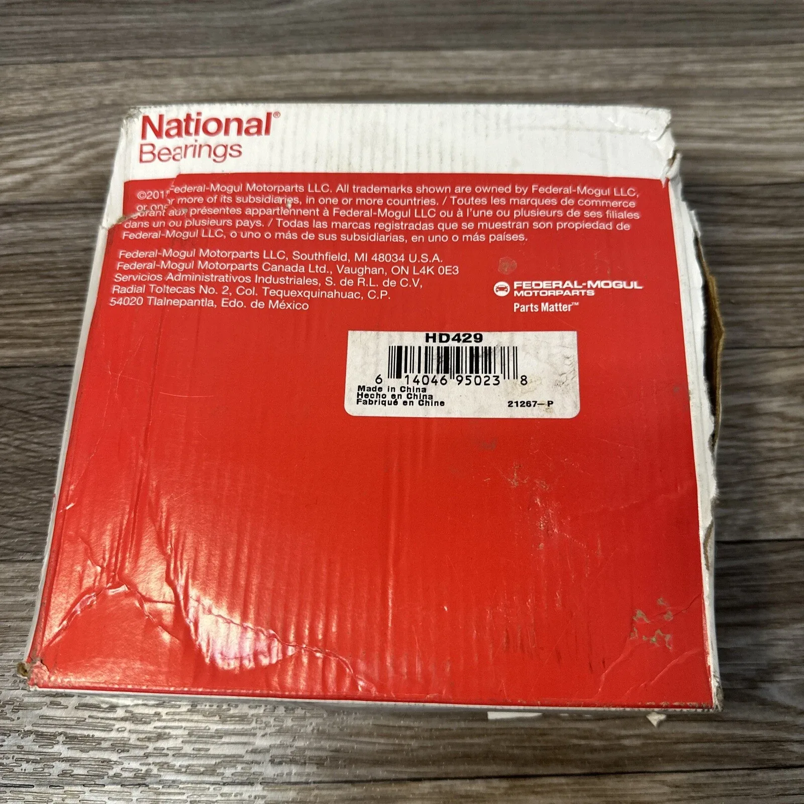 National HD429 Tapered Bearing Set image 3