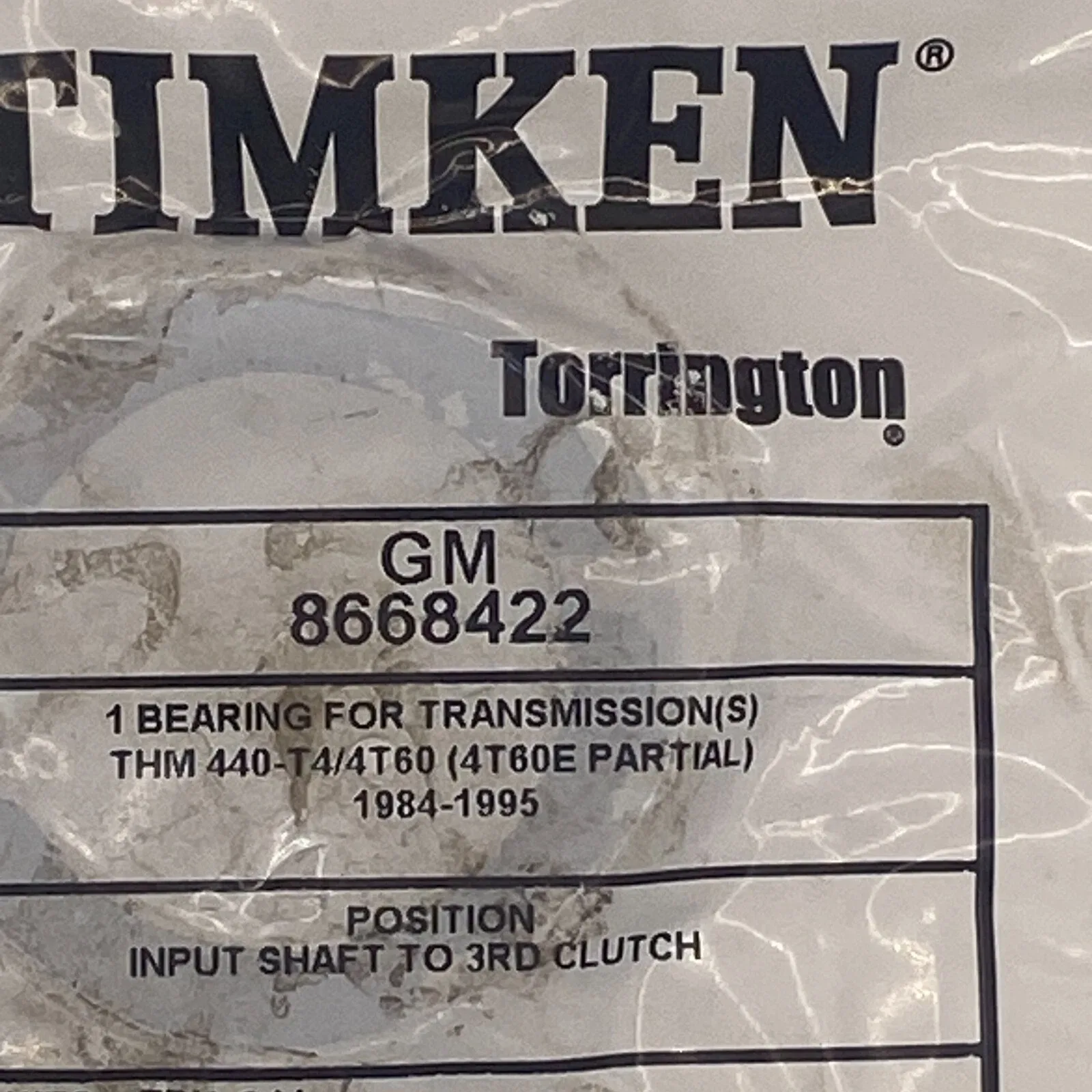 GM 8668422 Transmission Bearing - Steel, Made in USA image 2