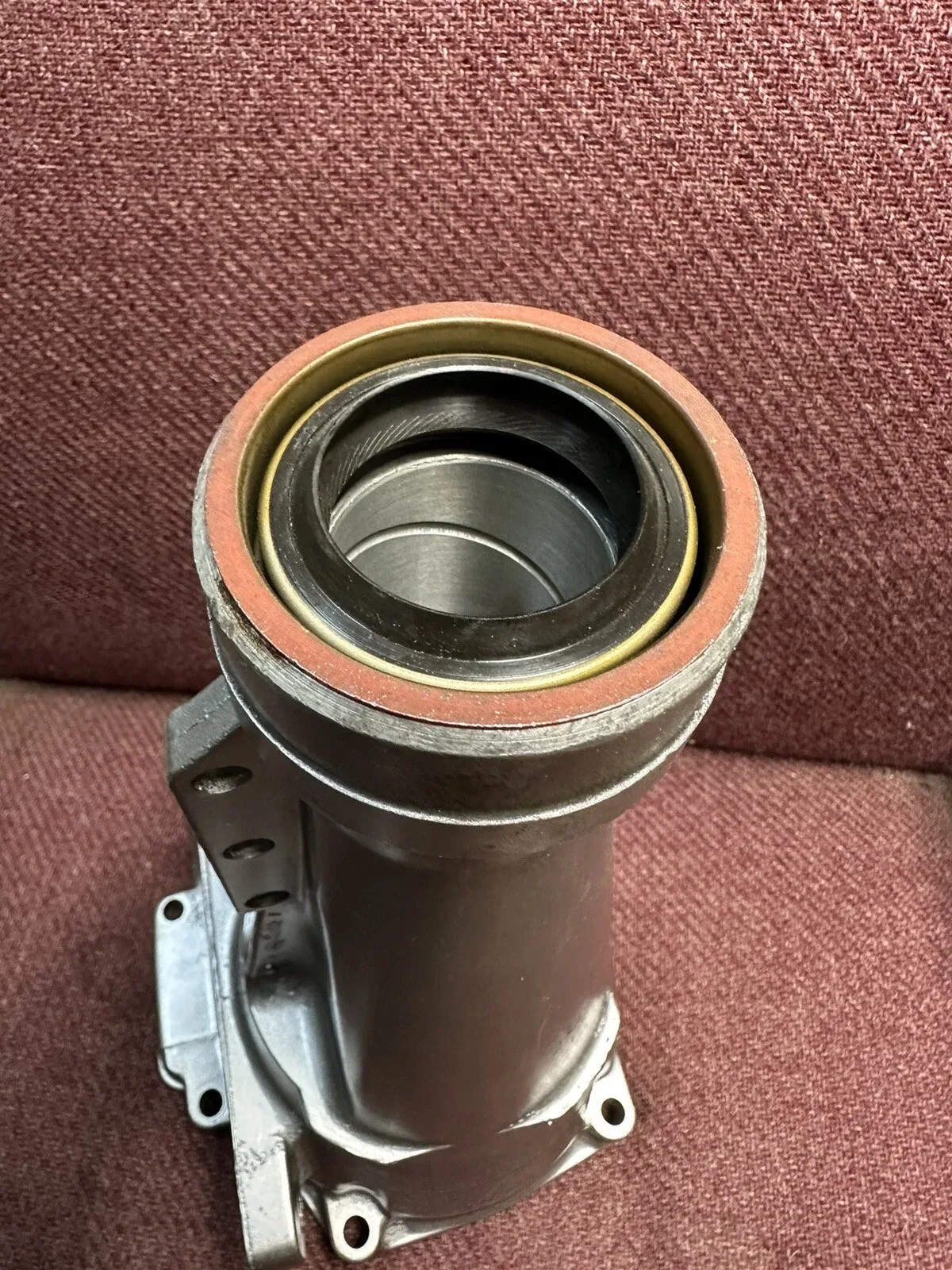 C6 Tail Housing Cast C8SP-7A040-A 13-7/8" Tall image 2
