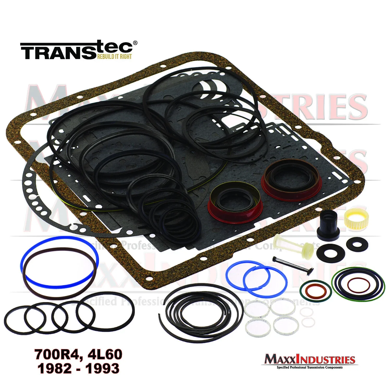 1982-1993 GM 700R4 Transmission Rebuild Gasket & Seal Kit - TransTec 2247 image 2