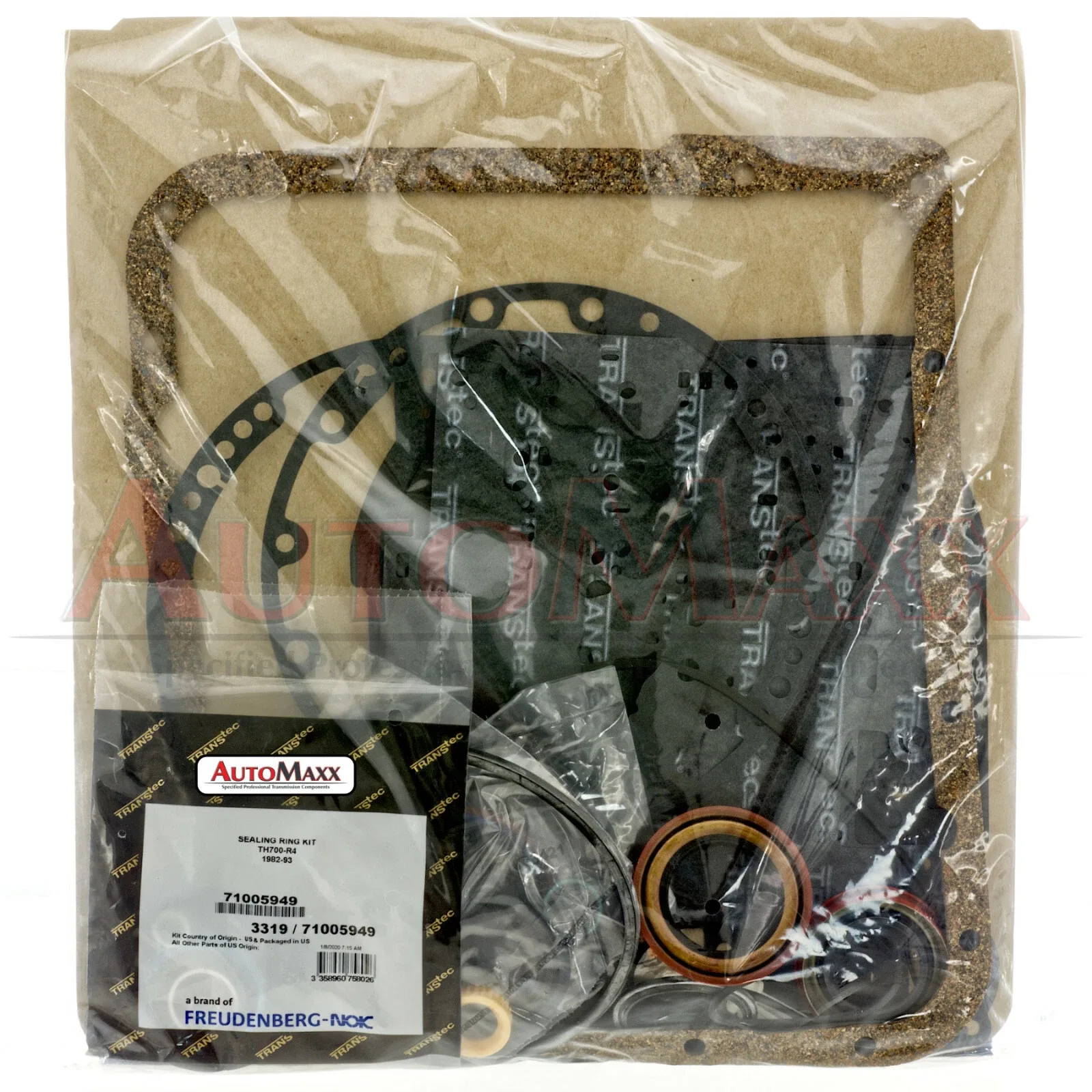 1982-1993 GM 700R4 Transmission Rebuild Gasket & Seal Kit - TransTec 2247 image 3