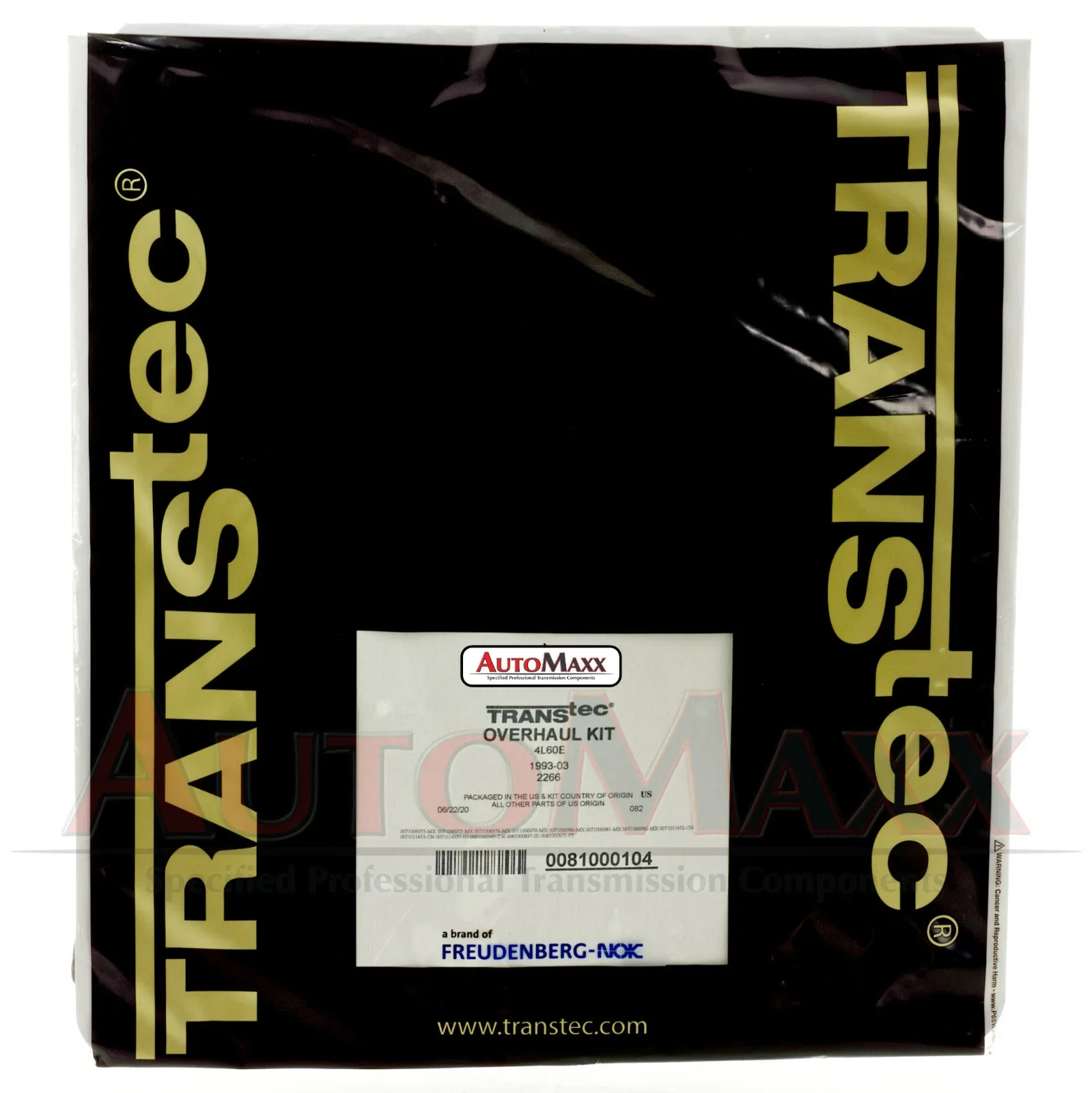 1993-2003 4L60E TransTec Overhaul Gasket & Seal Kit MPN 2266 image 3