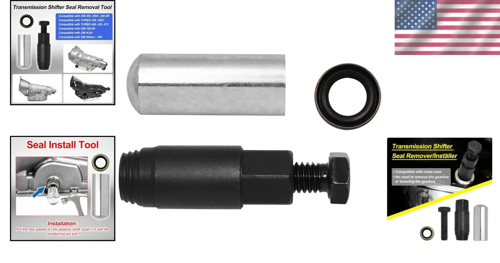 Seal Remover/Installer Tool for 200, 350, 700-R4 Transmissions - Transmission Shifter Seal Remover image 2