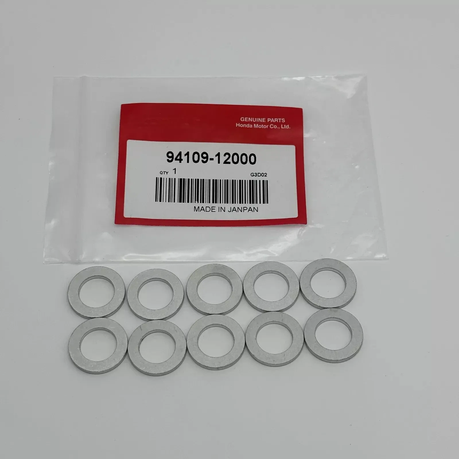 Honda 94109-12000 Aluminum Drain Plug Crush Sealing Gasket Washers 12mm (10)
