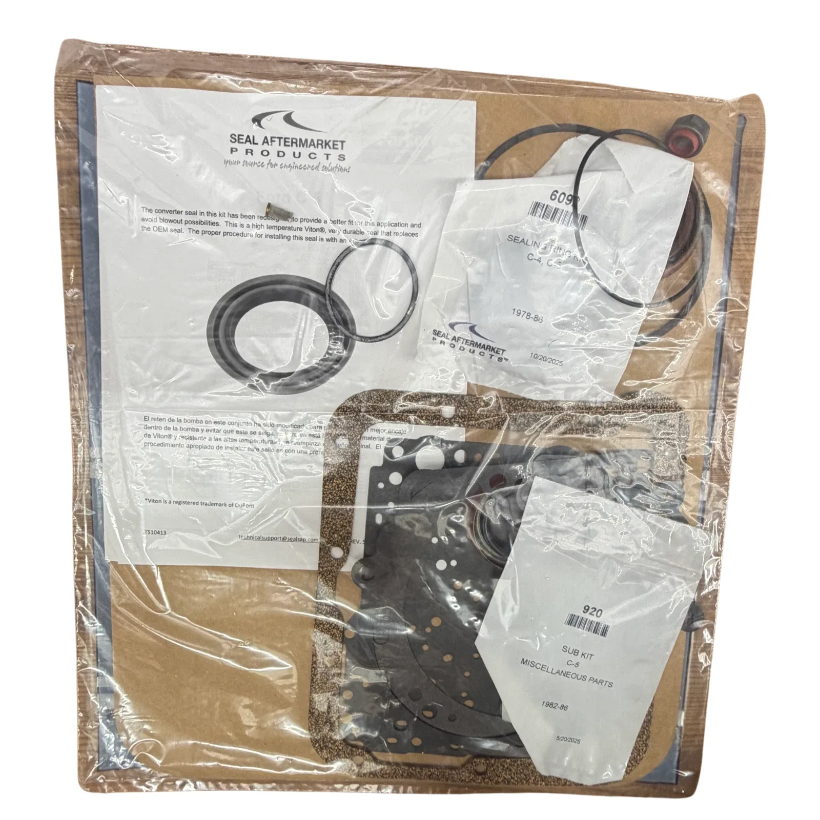 1982-1986 Ford Mustang C5 Transmission Overhaul Kit S26900M image 2