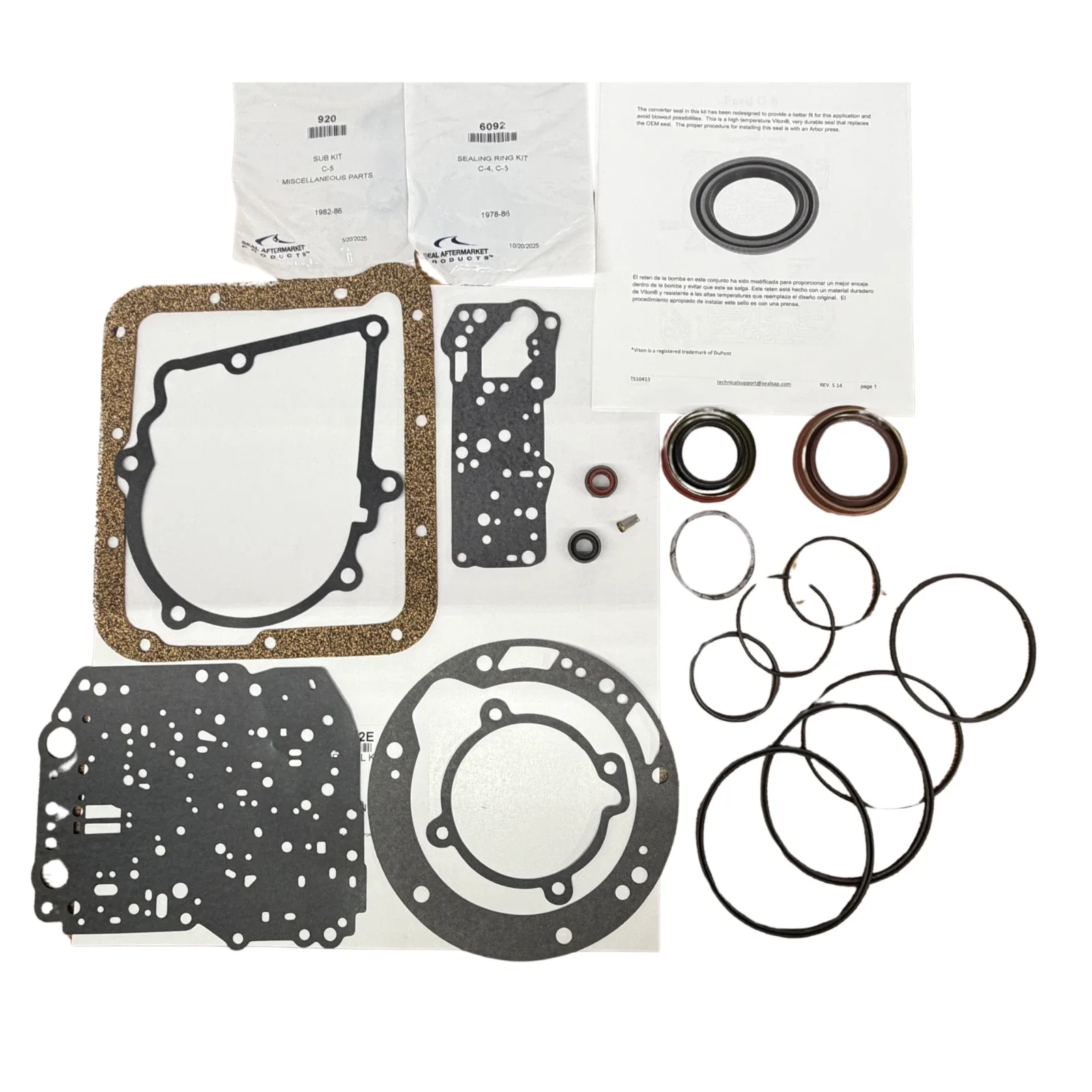 1982-1986 Ford Mustang C5 Transmission Overhaul Kit S26900M image 4