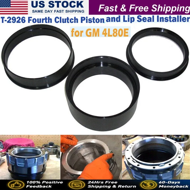 1991+ GM 4L80E Fourth Clutch Piston & Lip Seal Installer Protector Tool T-2926