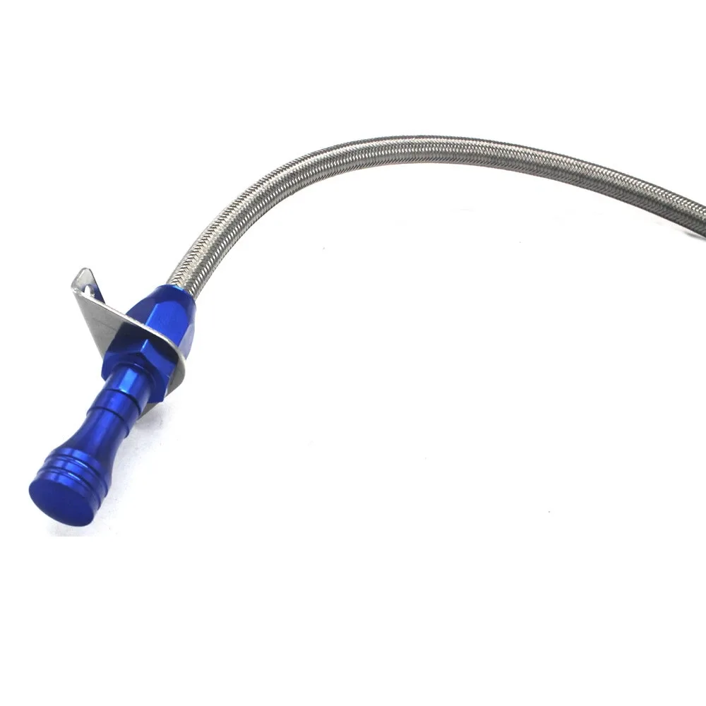 Chevy GM 4L60E Flexible Transmission Dipstick Firewall Mount + Filler Tube - TOOL45-BU image 3