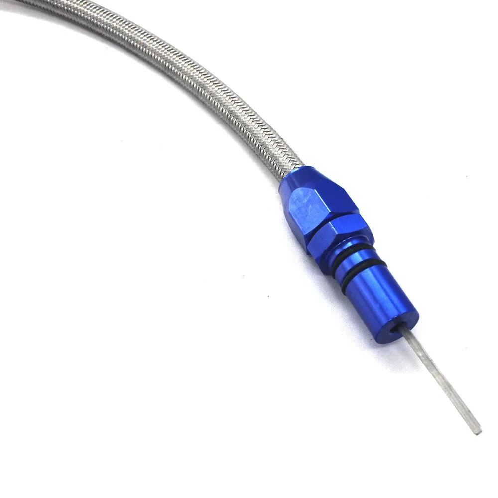 Chevy GM 4L60E Flexible Transmission Dipstick Firewall Mount + Filler Tube - TOOL45-BU image 4