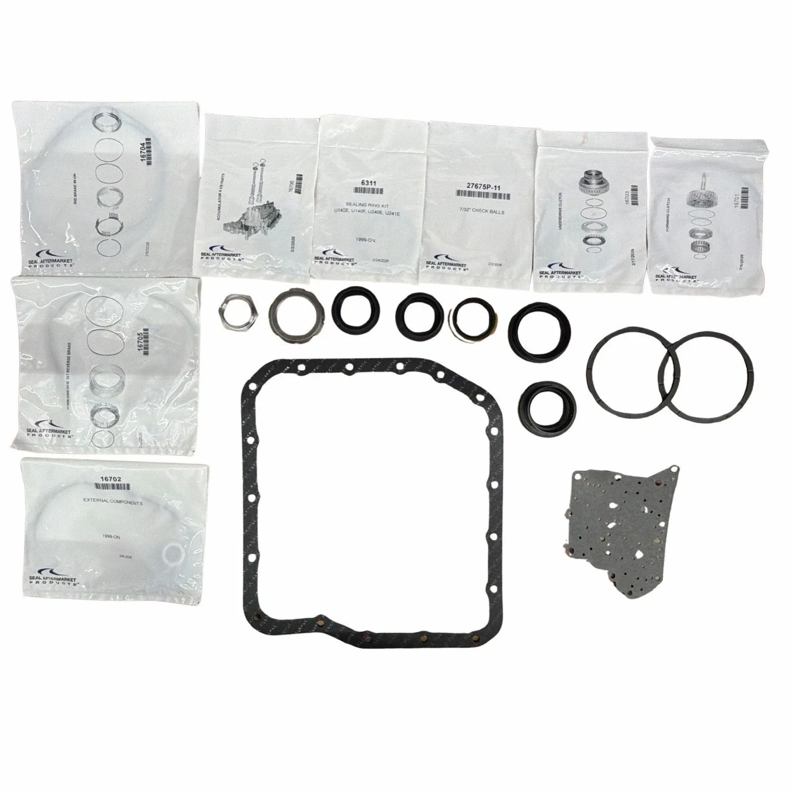 1998-2013 Toyota Camry U240E/U241E Overhaul Kit S89900B image 3