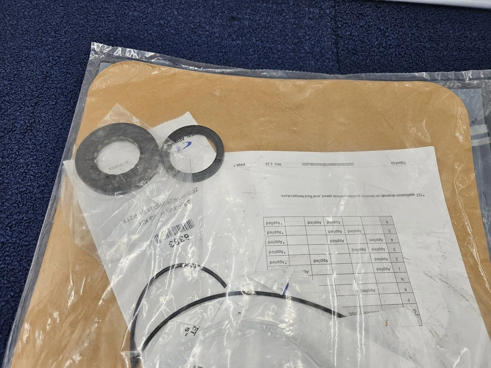 2000-2010 ZF6HP19 / ZF6HP19X Transmission Seal T209002AX image 3