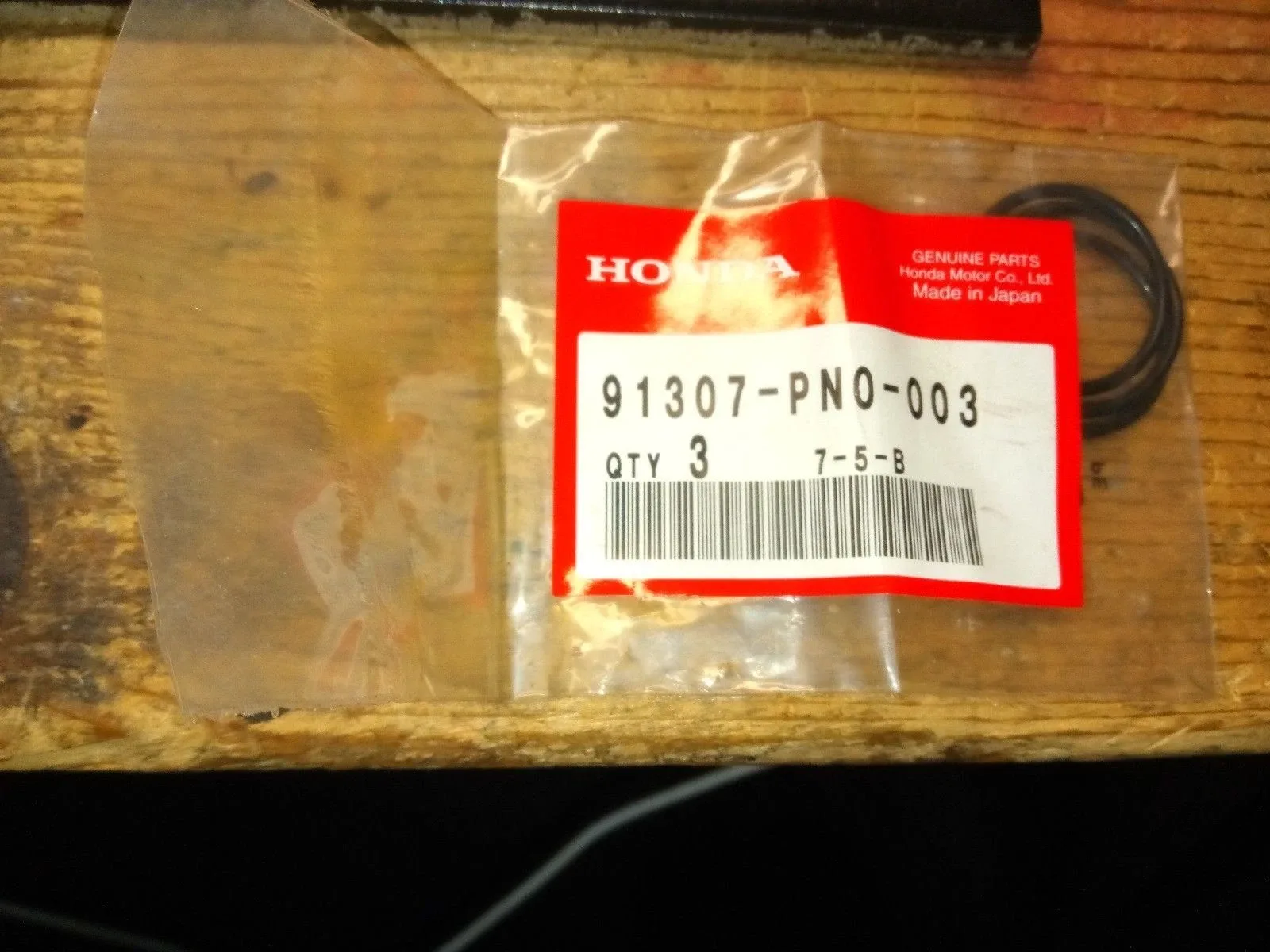 Honda O-Ring Seal 25.5x1.9 (NOK) MPN 91307-PN0-003