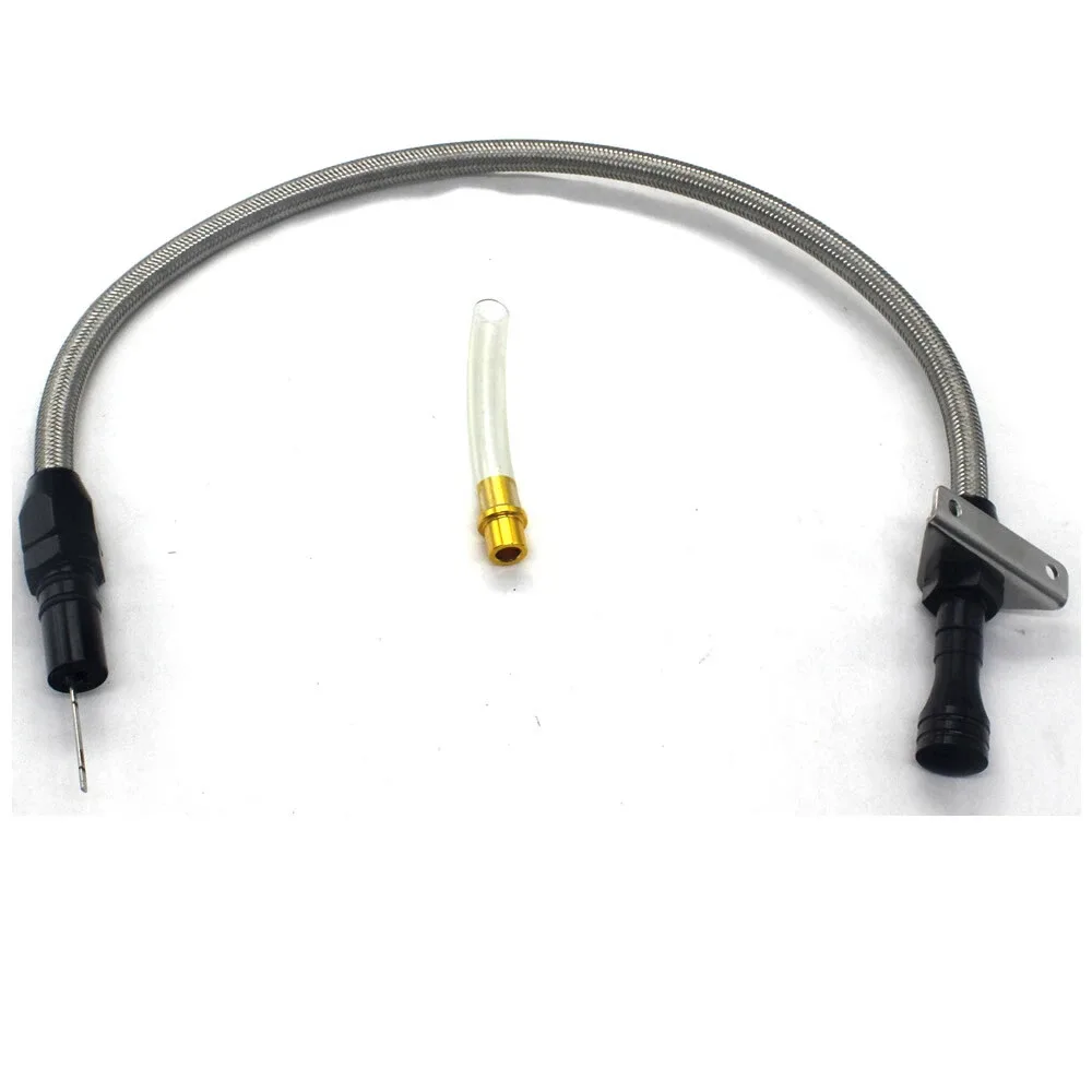 700R4 Transmission Dipstick for Chevy — TOOL45-CK, Black Machined Billet image 2