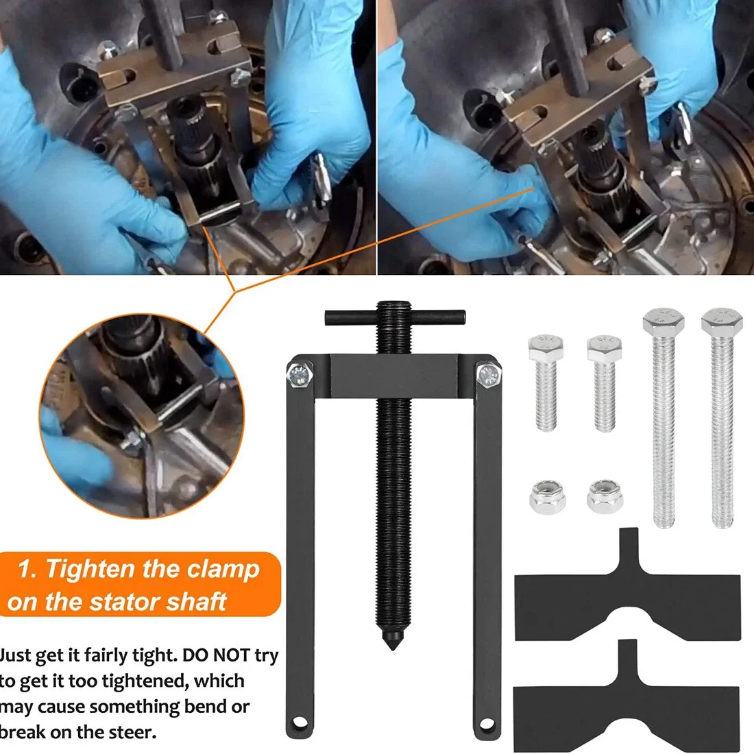 Heavy Duty Transmission Universal Front Pump Remover Tool J-45053 T-0033 image 4