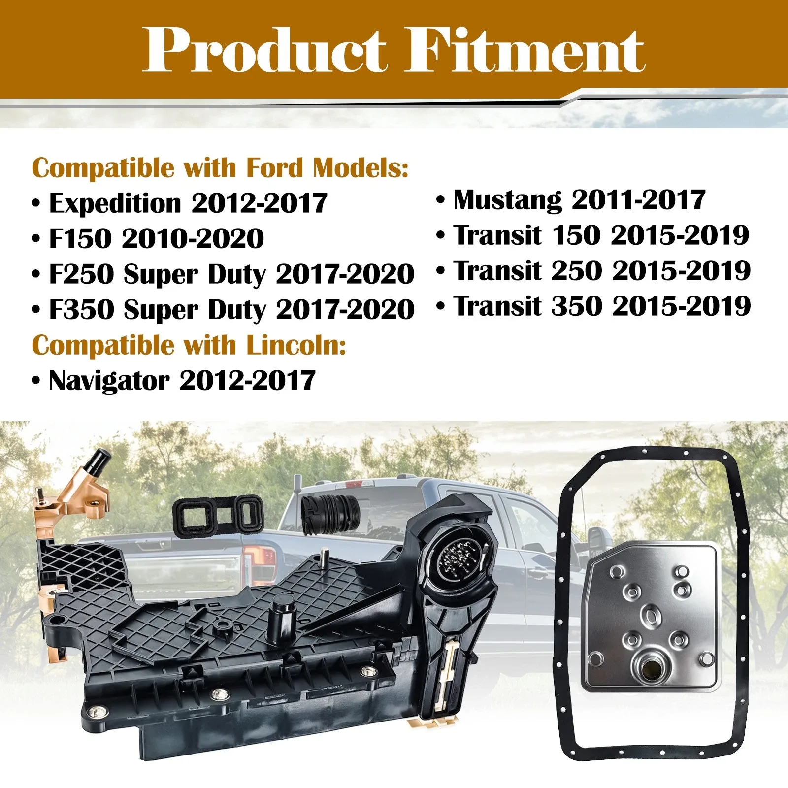 Ford F150 6R80 TCM Transmission Lead Frame (6L2Z-7G276-AA) image 2