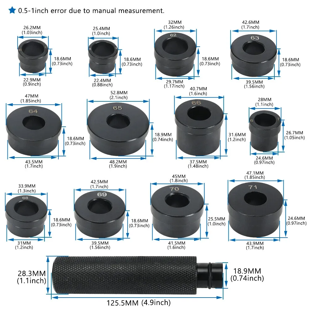 GM 700R4 / 4L60 Transmission Bushing Driver Set T-0220-700R4 (EMK29) image 4