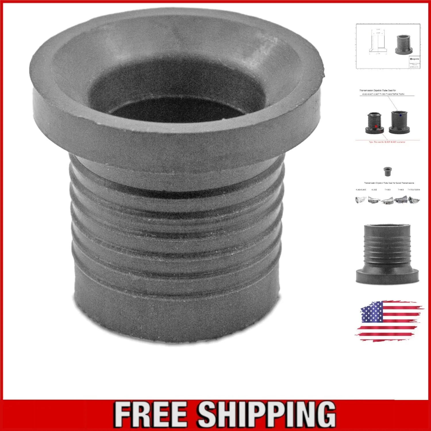 Transmission Dipstick Tube Seal Grommet for 4L60 / TH350 / 700R4