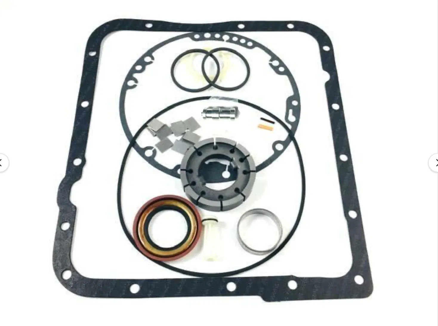 4L65E Pump Rebuild 10V W/ Rotor Seal Bushing Plastic Deep Pan Filter Boost Valve image 2