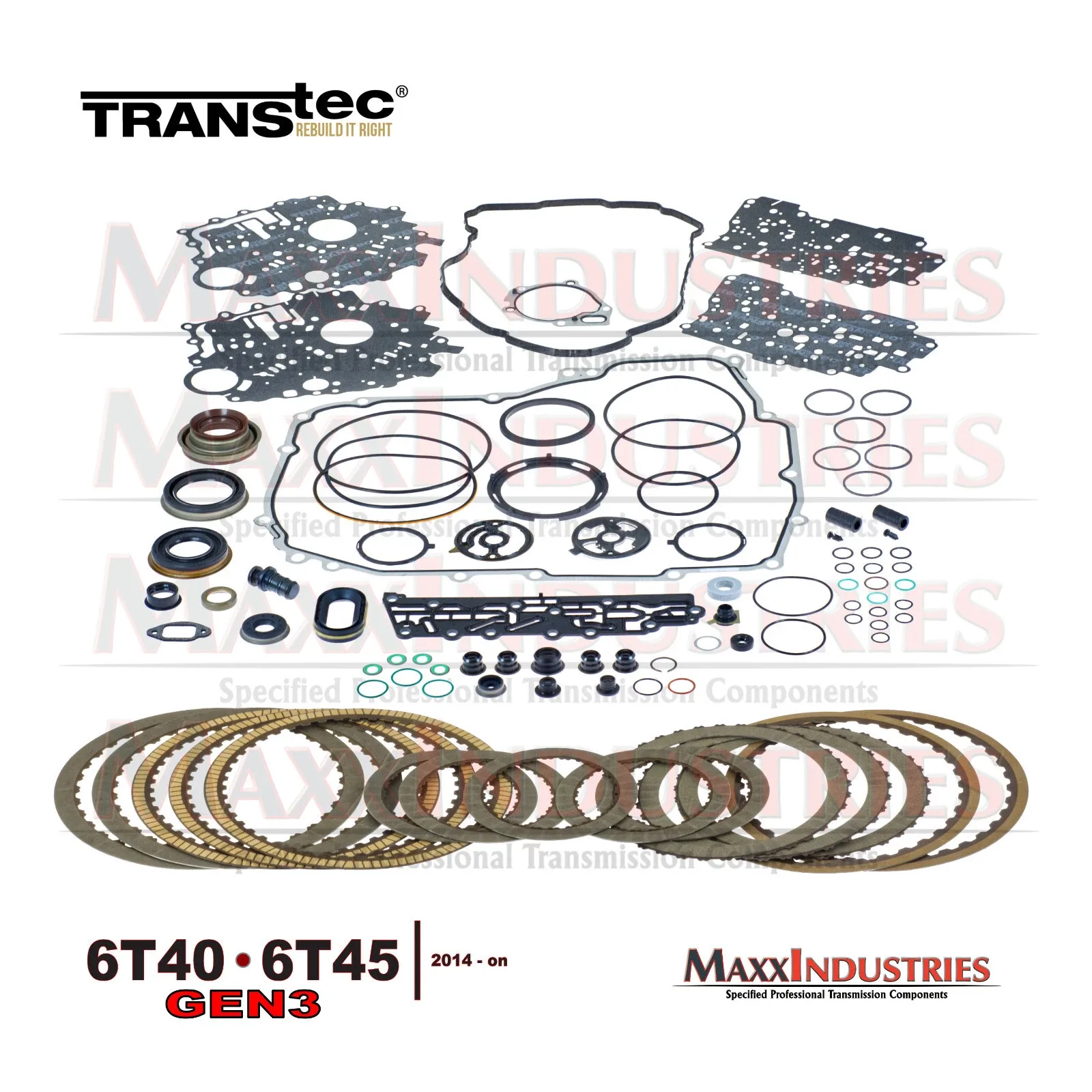 GEN3 6T40 / 6T45 Transmission Rebuild Overhaul Kit MPN 2735 image 2
