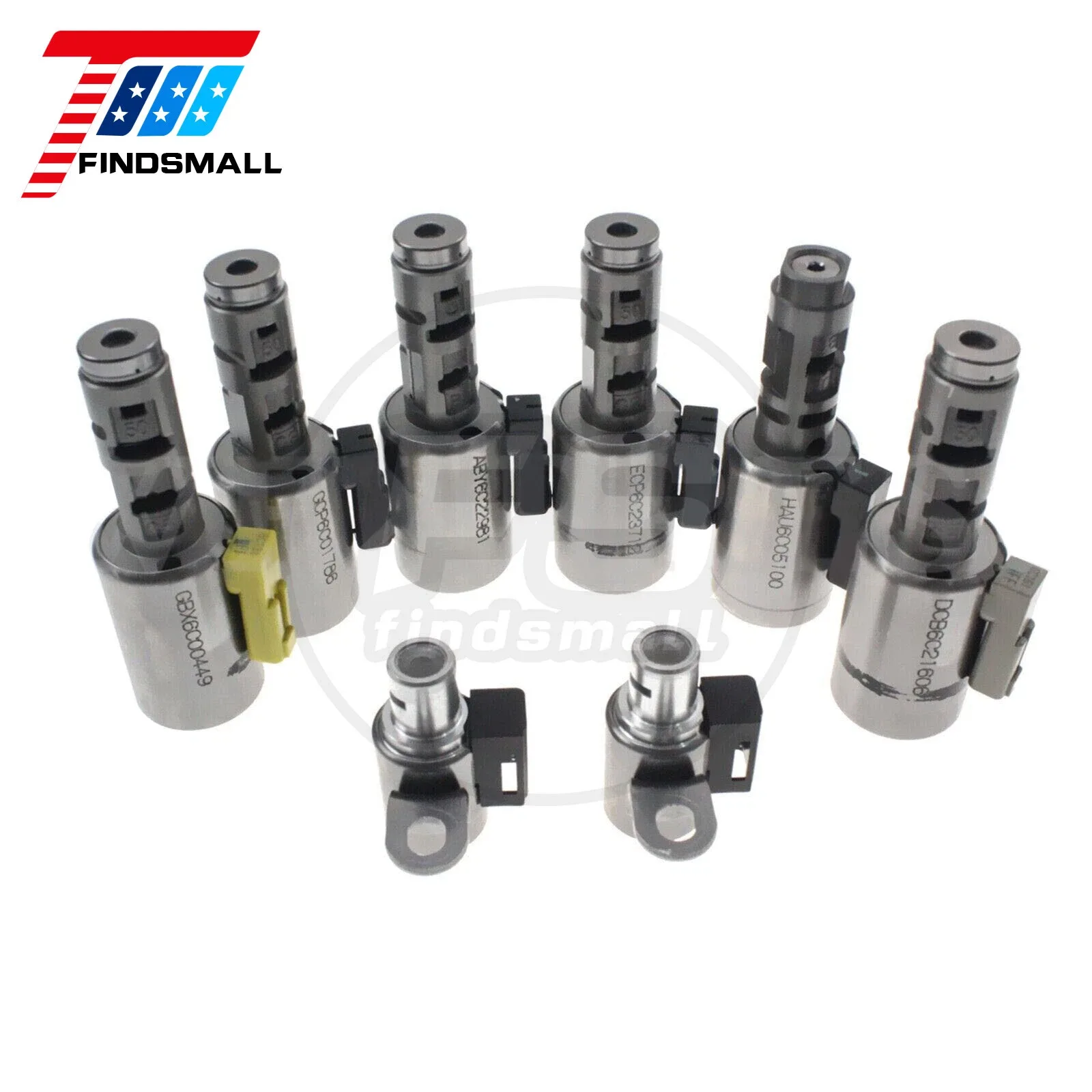 8X 6-speed Transmission Solenoids For 2003-2011 Mini 09G TF-60SN For 09G325039A
