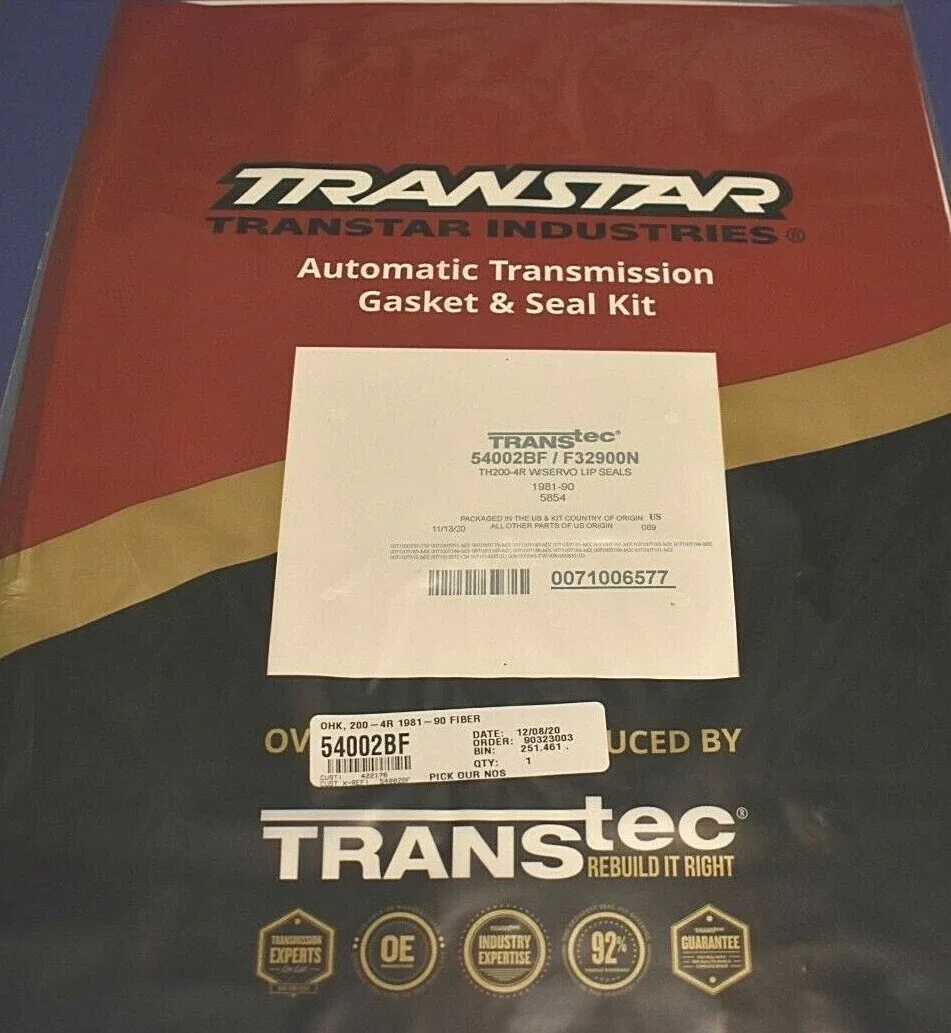 1981-1990 GM 200-4R Transmission Seal & Gasket Overhaul Kit - 54002BF image 4