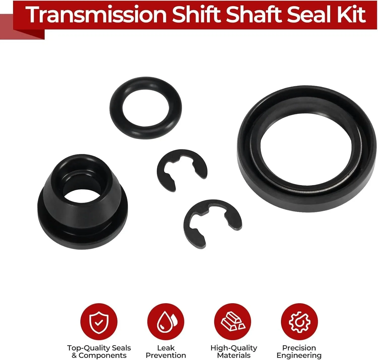 Shift Shaft Seal Kit for Ford C4/C6 Transmissions — Includes Linkage & Throttle image 3