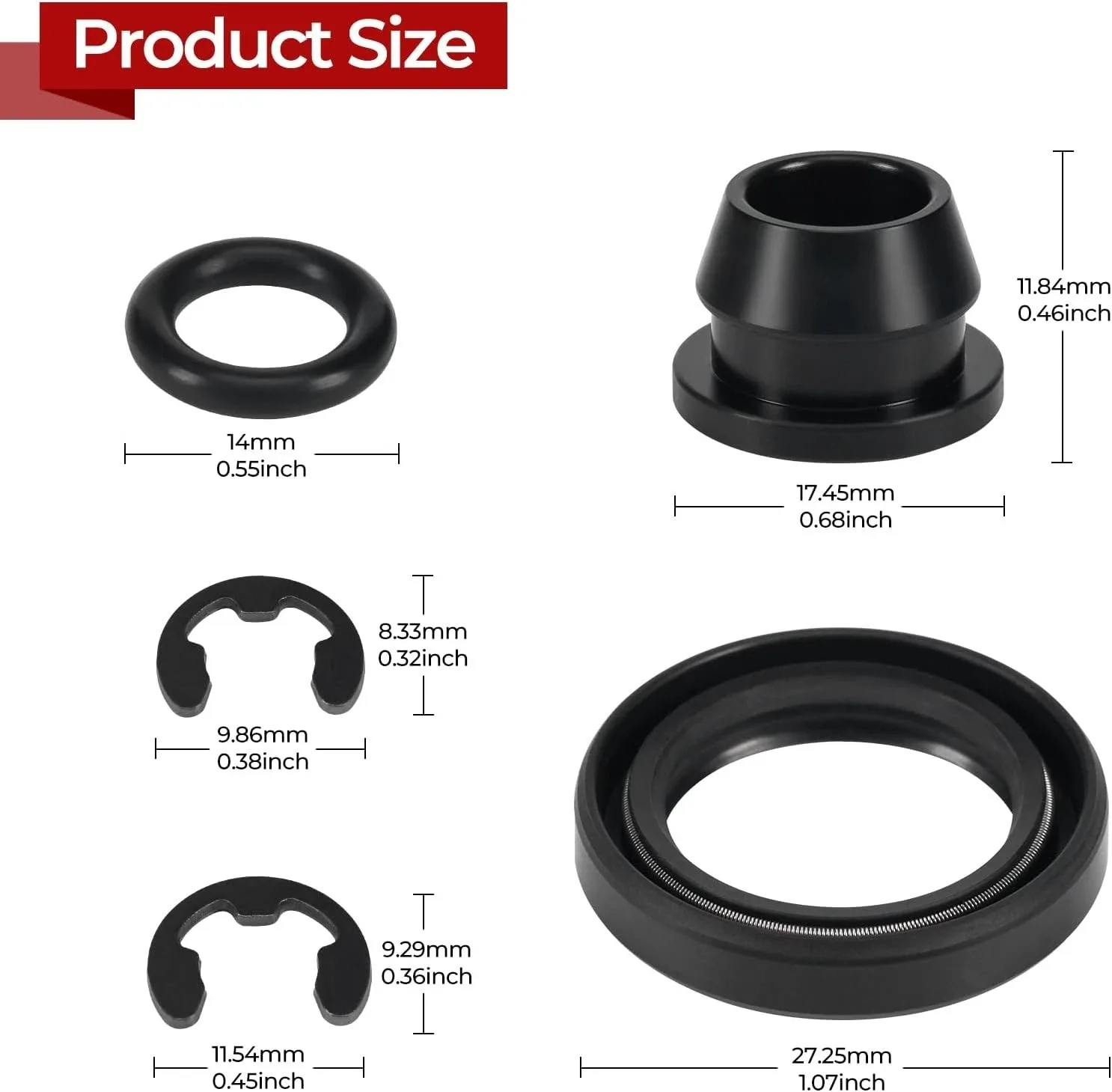 Shift Shaft Seal Kit for Ford C4/C6 Transmissions — Includes Linkage & Throttle image 4