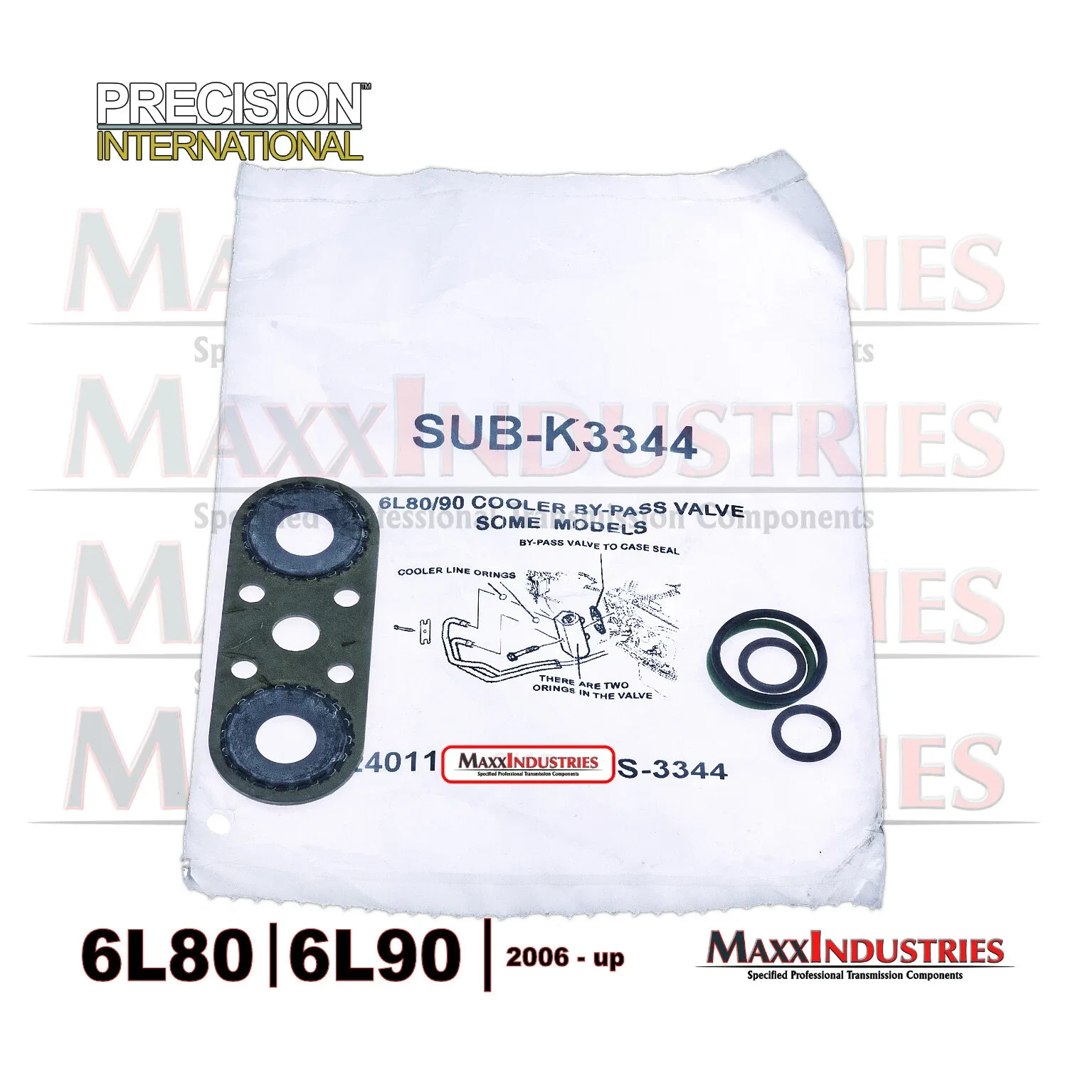 2006-on 6L80E/6L90 Cooler Bypass Seal Kit SUB-K3344 image 3