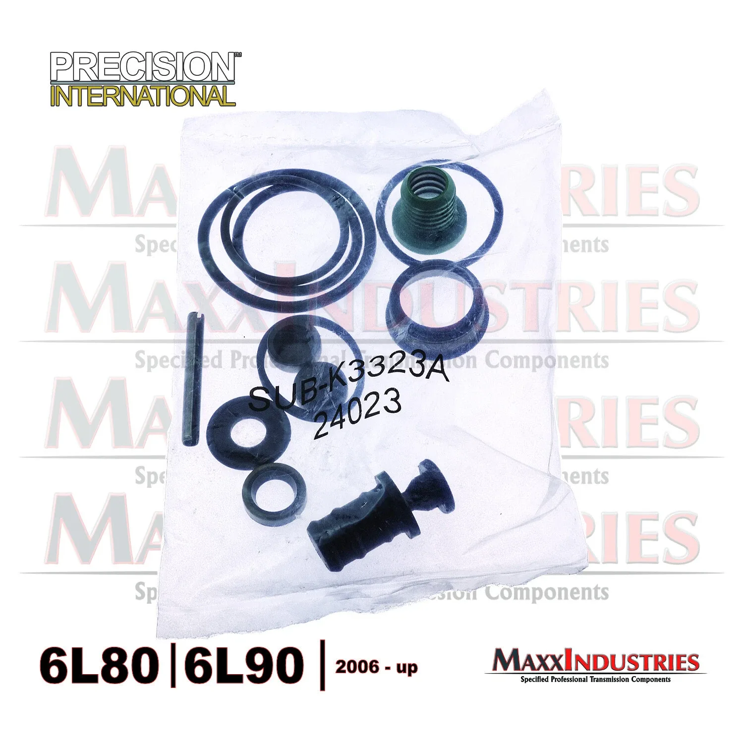 Precision International SUB-3323A Seal Sub-Kit for 6L80E / 6L90 Transmissions image 3