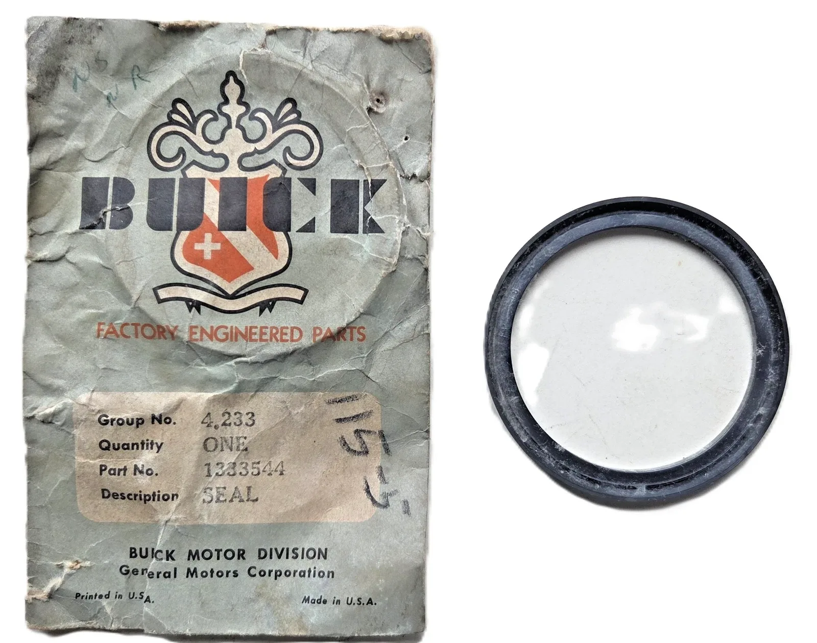 1948-1958 Buick Dynaflow Reverse Servo Piston Seal GM 1333544