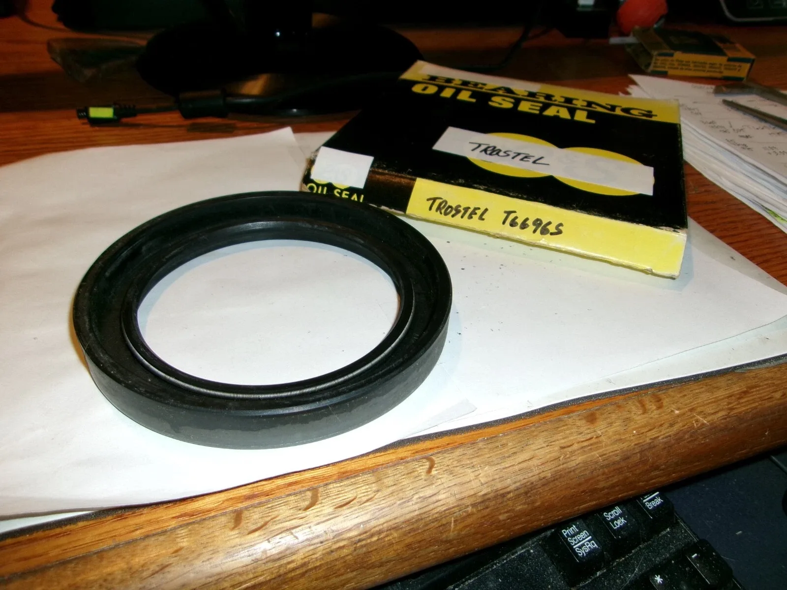 TROSTEL T6696S Oil Seal — 3.625" x 4.881" x 0.625" (Made in USA) image 4