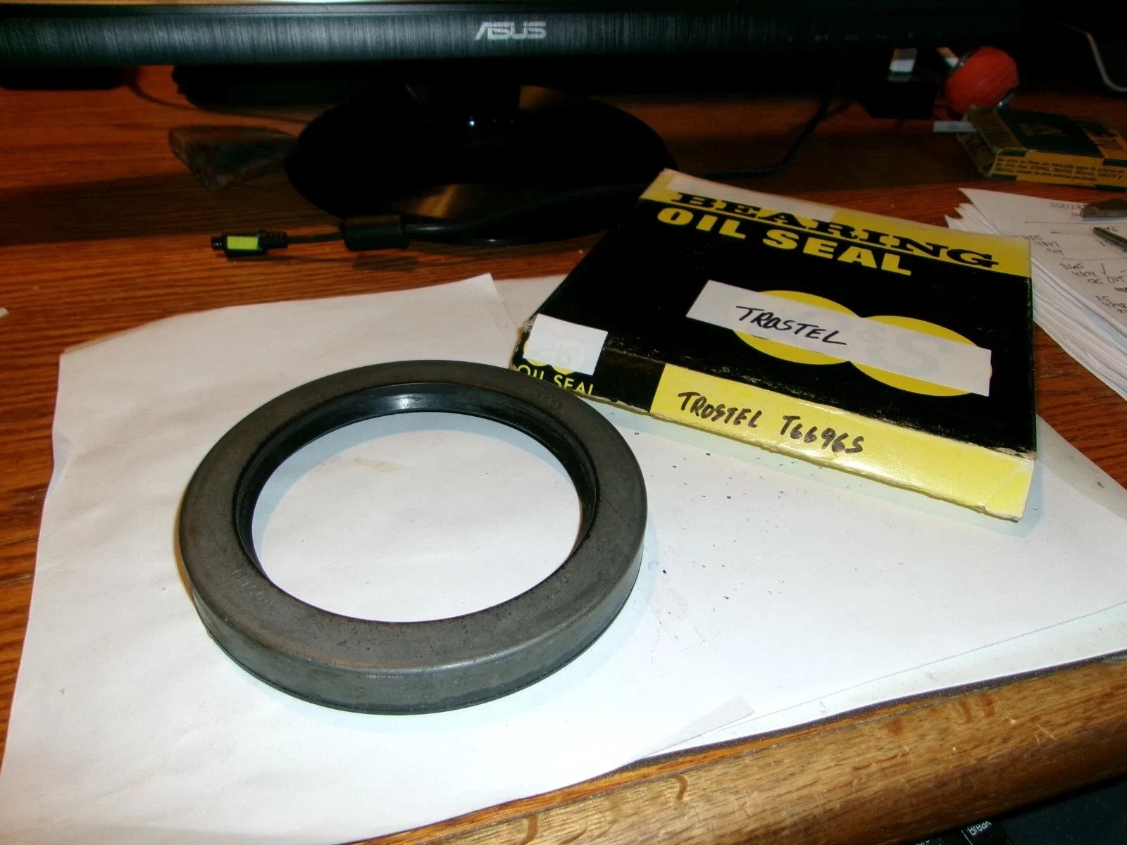 TROSTEL T6696S Oil Seal — 3.625" x 4.881" x 0.625" (Made in USA)