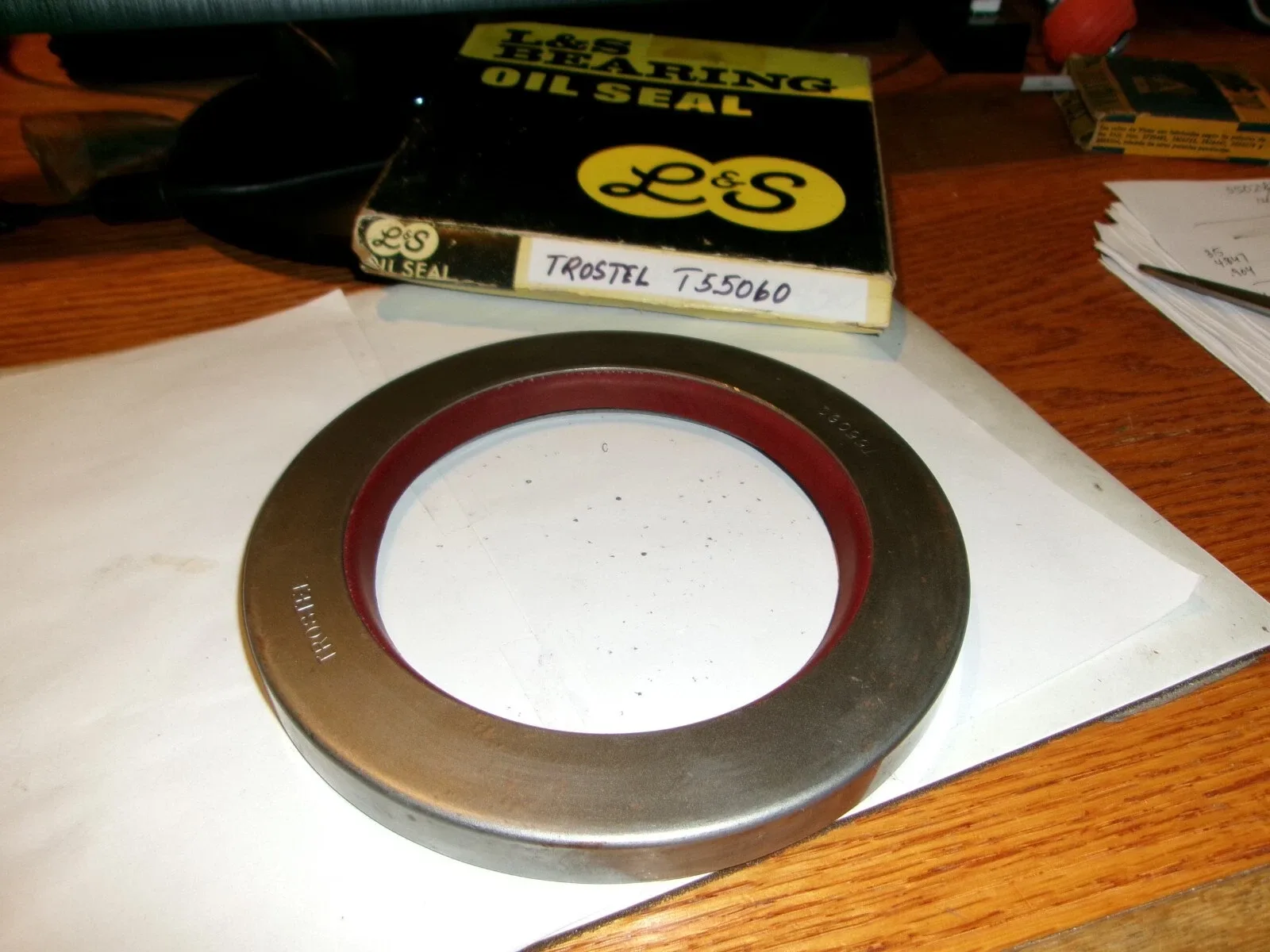 TROSTEL T55060 Oil Seal (NATIONAL 55060) 4.375" x 6.25" x 0.563" image 2